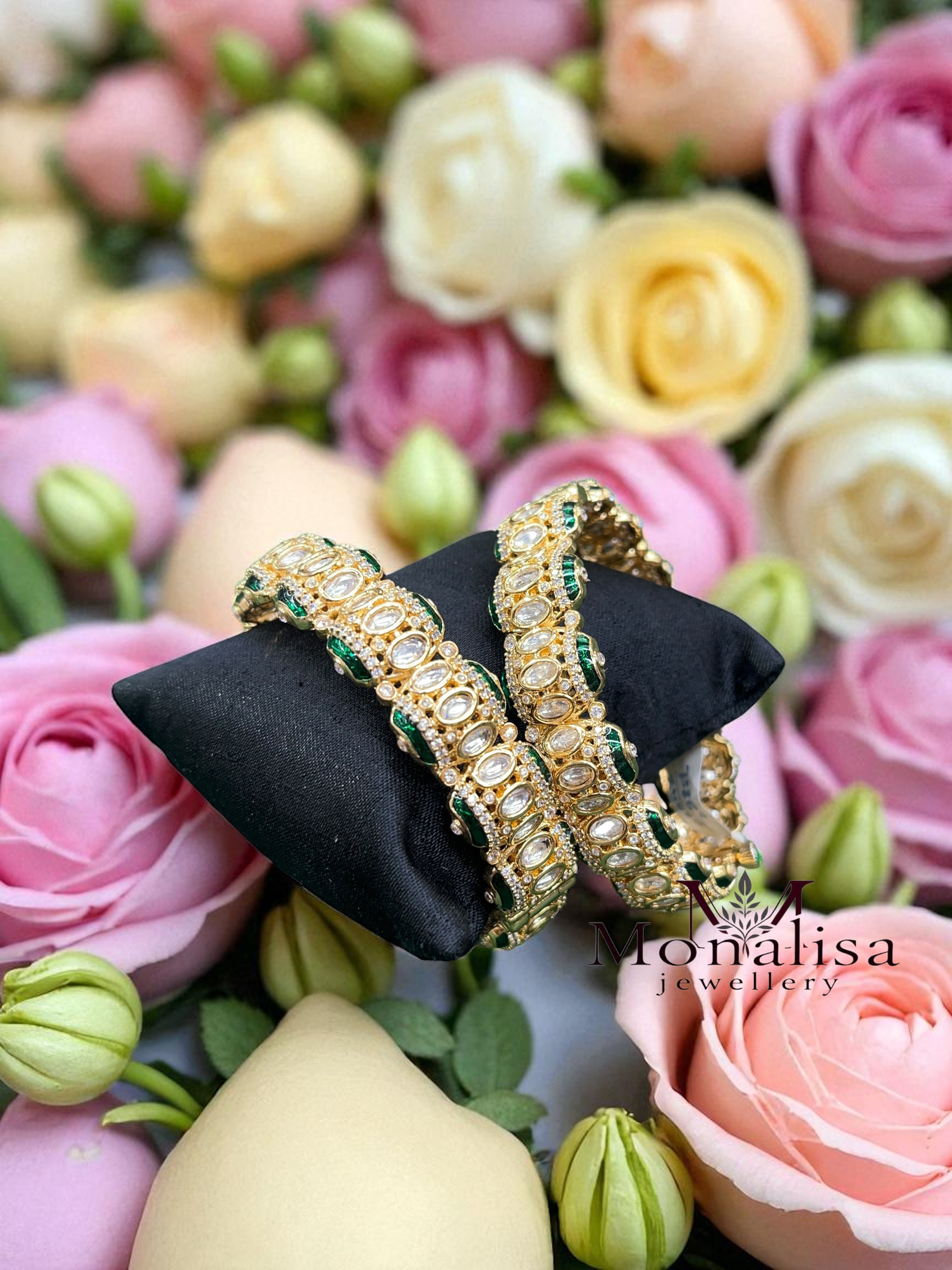 Aatmika Polki Designer Bangles