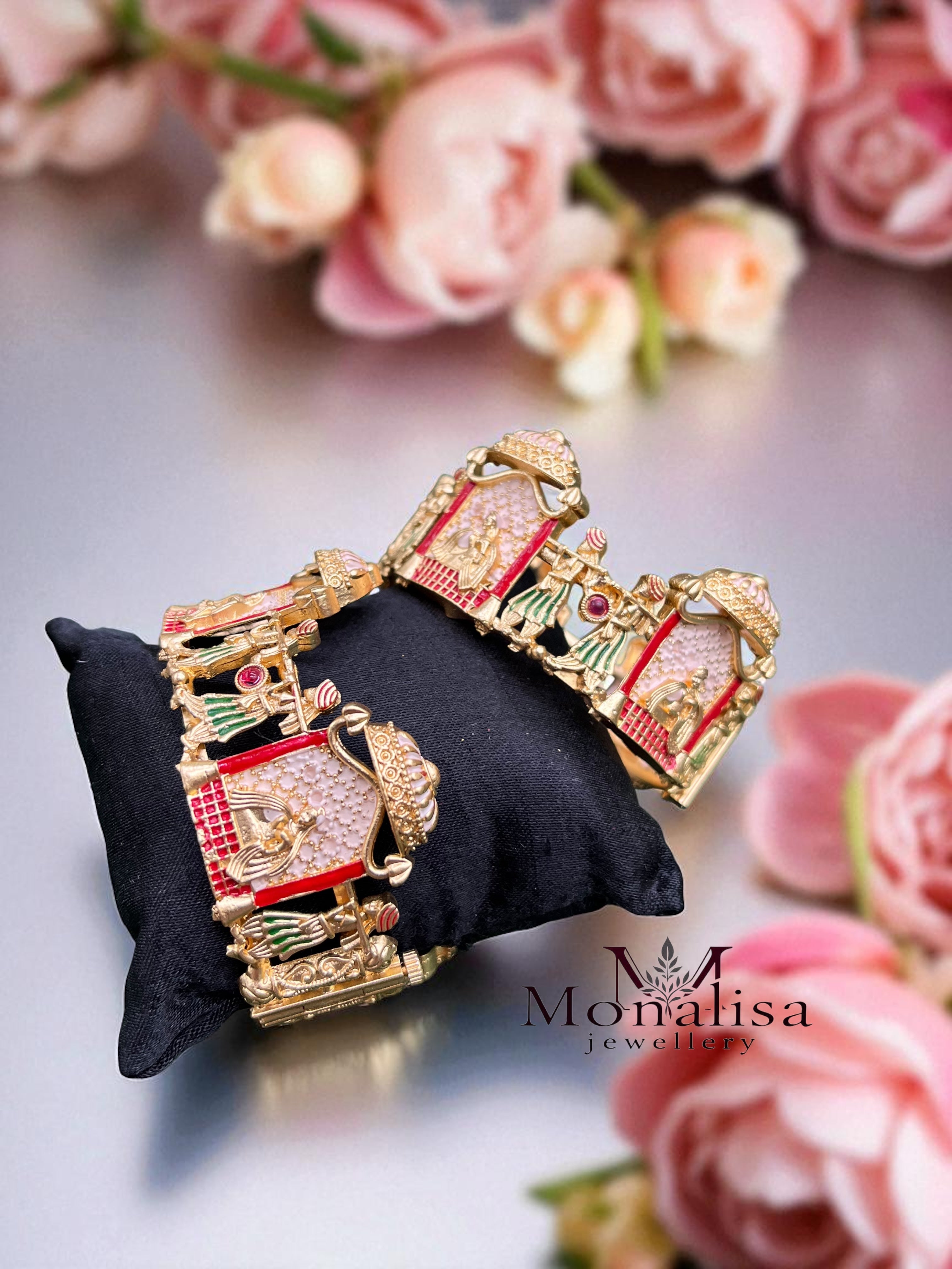 Big Palki Antique Designer Bangle