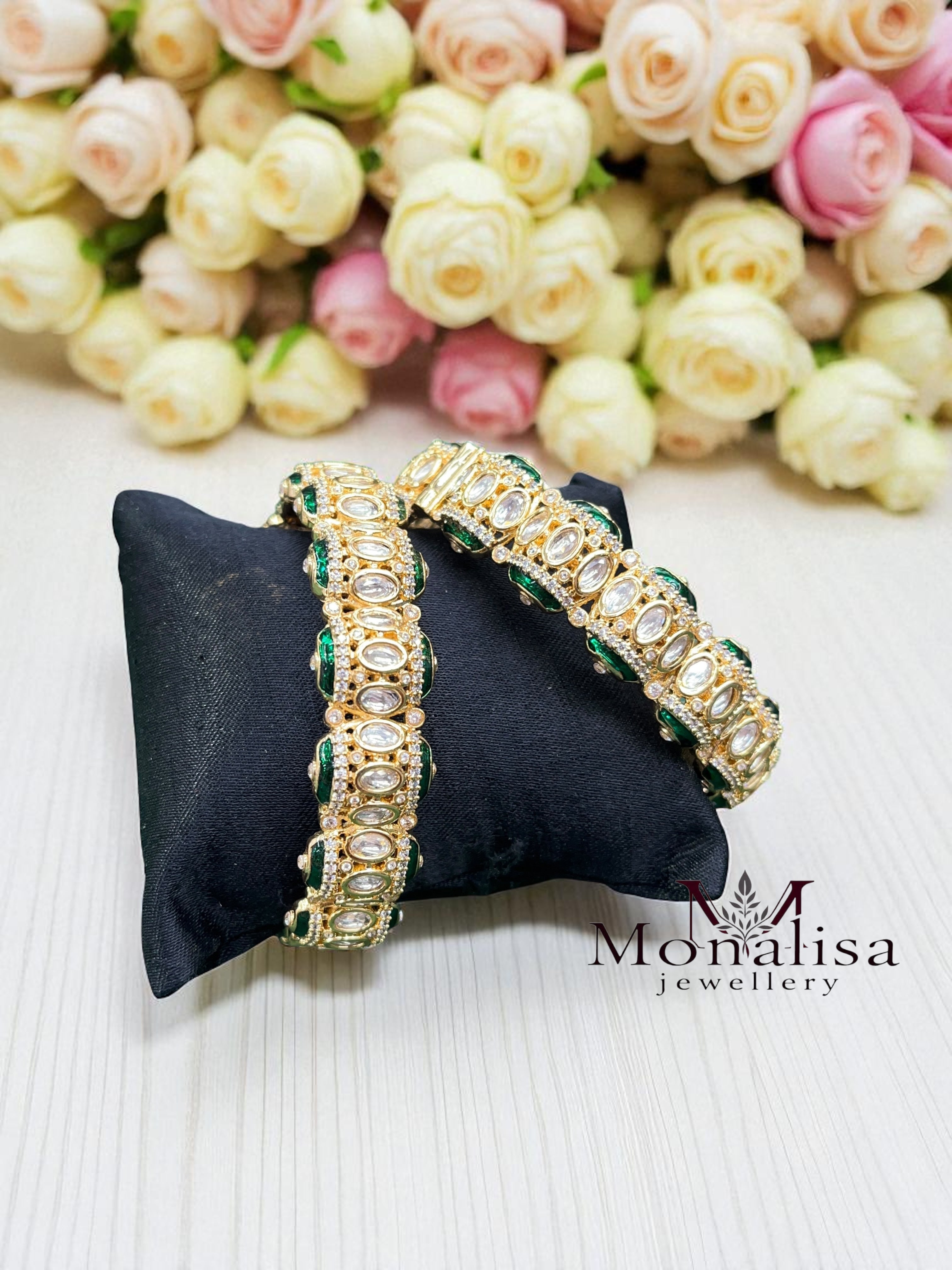 Aatmika Polki Designer Bangles