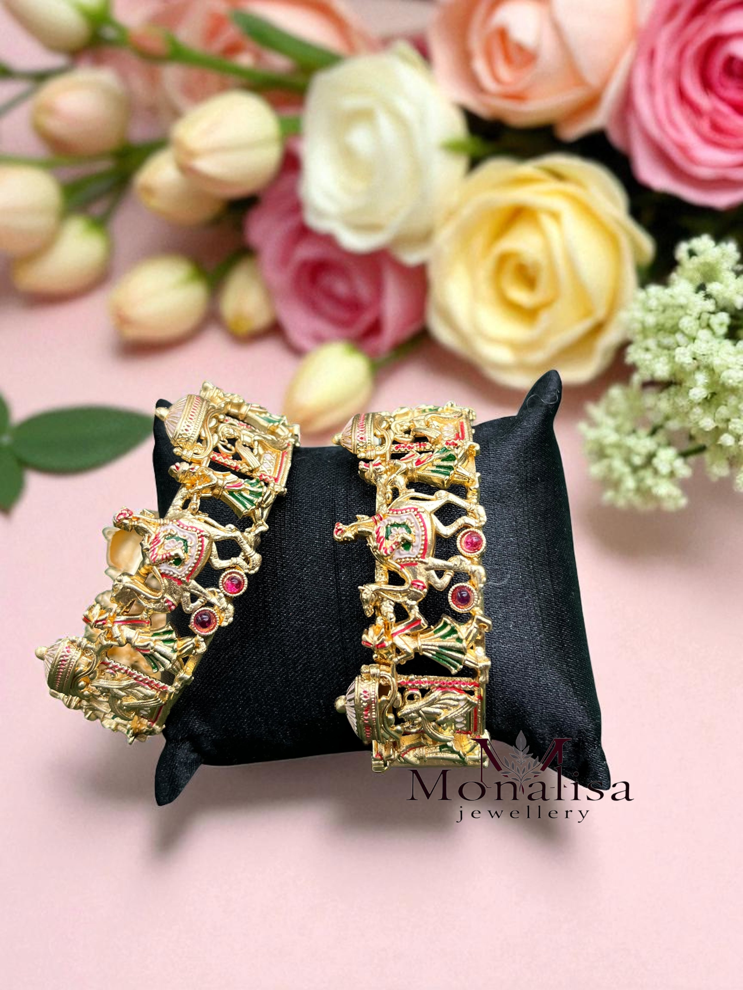 Palki Antique Designer Bangle