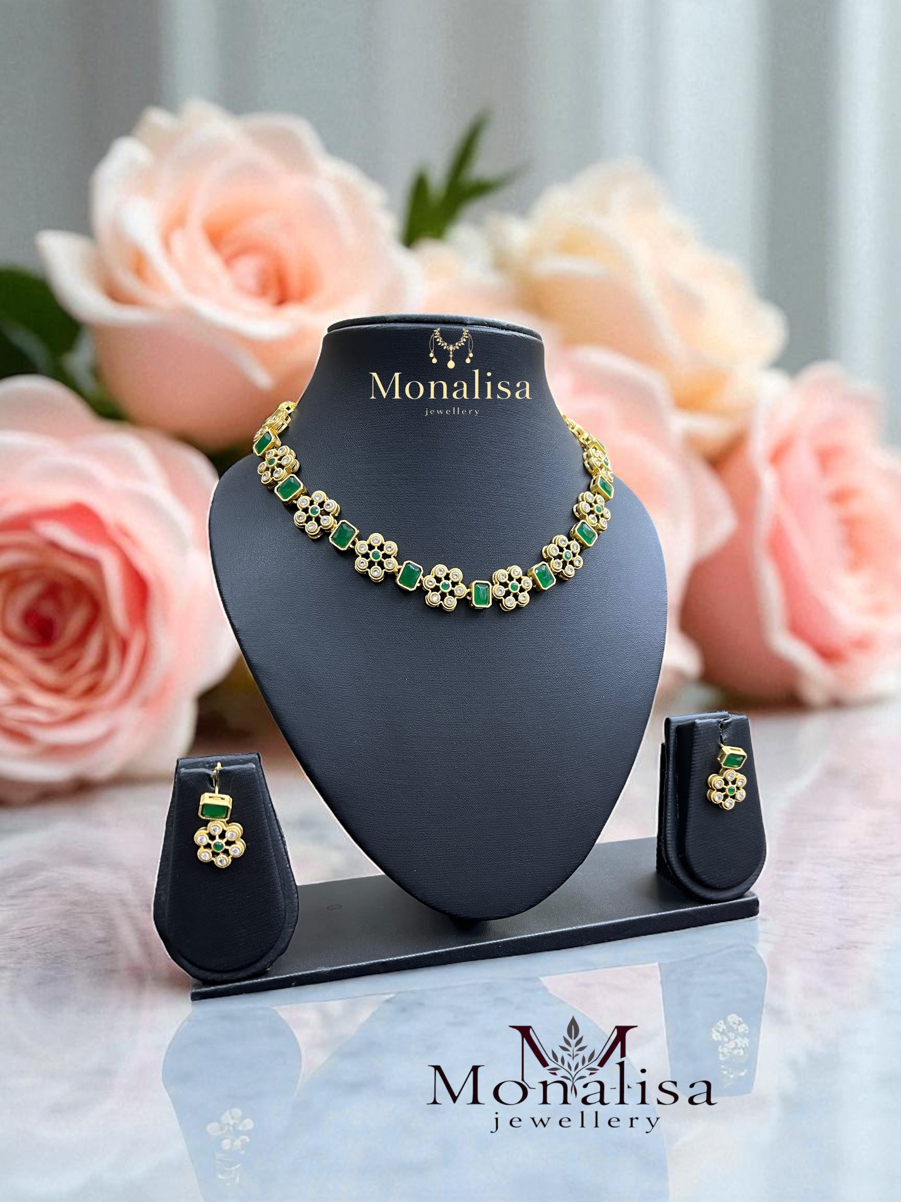 Aditha Antique Designer Necklace Set