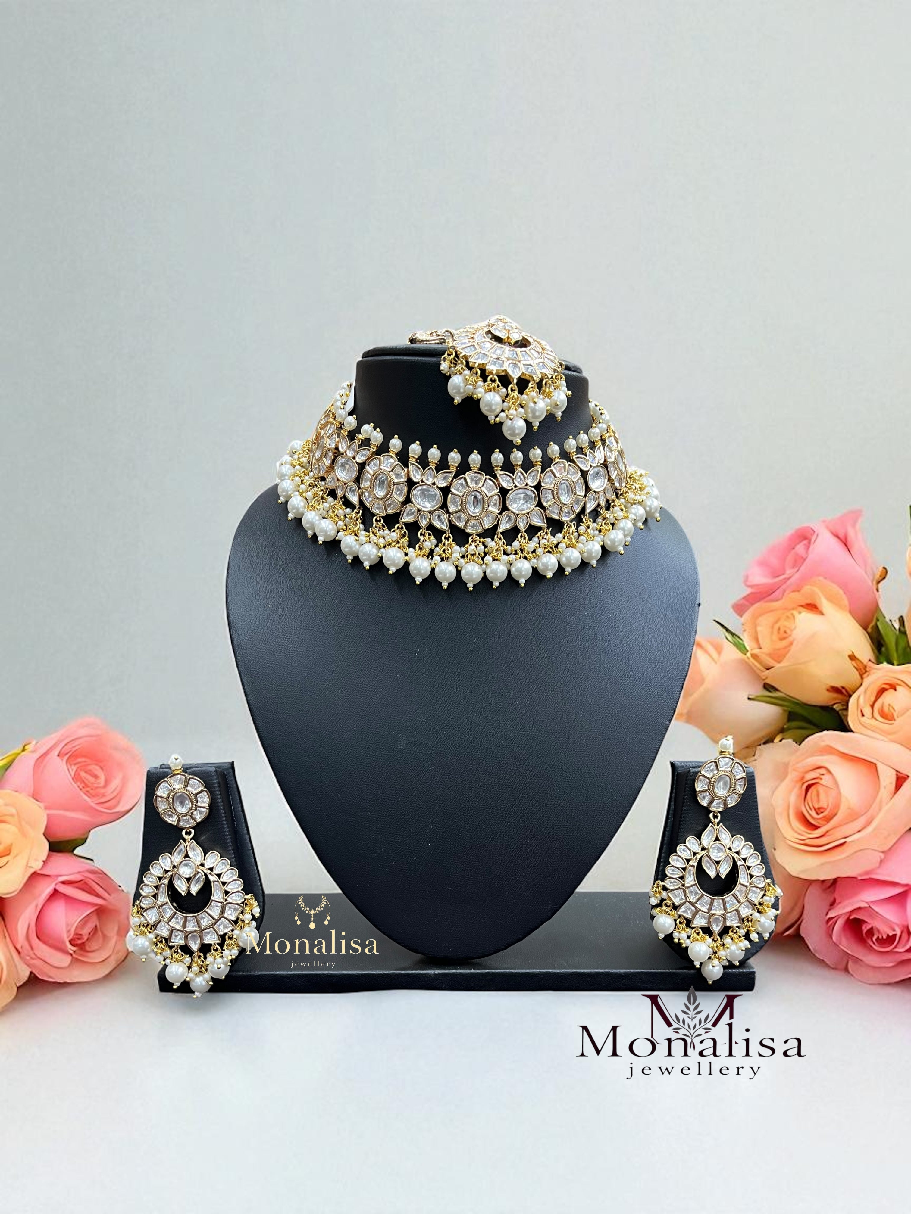Samrta Polki Designer Necklace Set