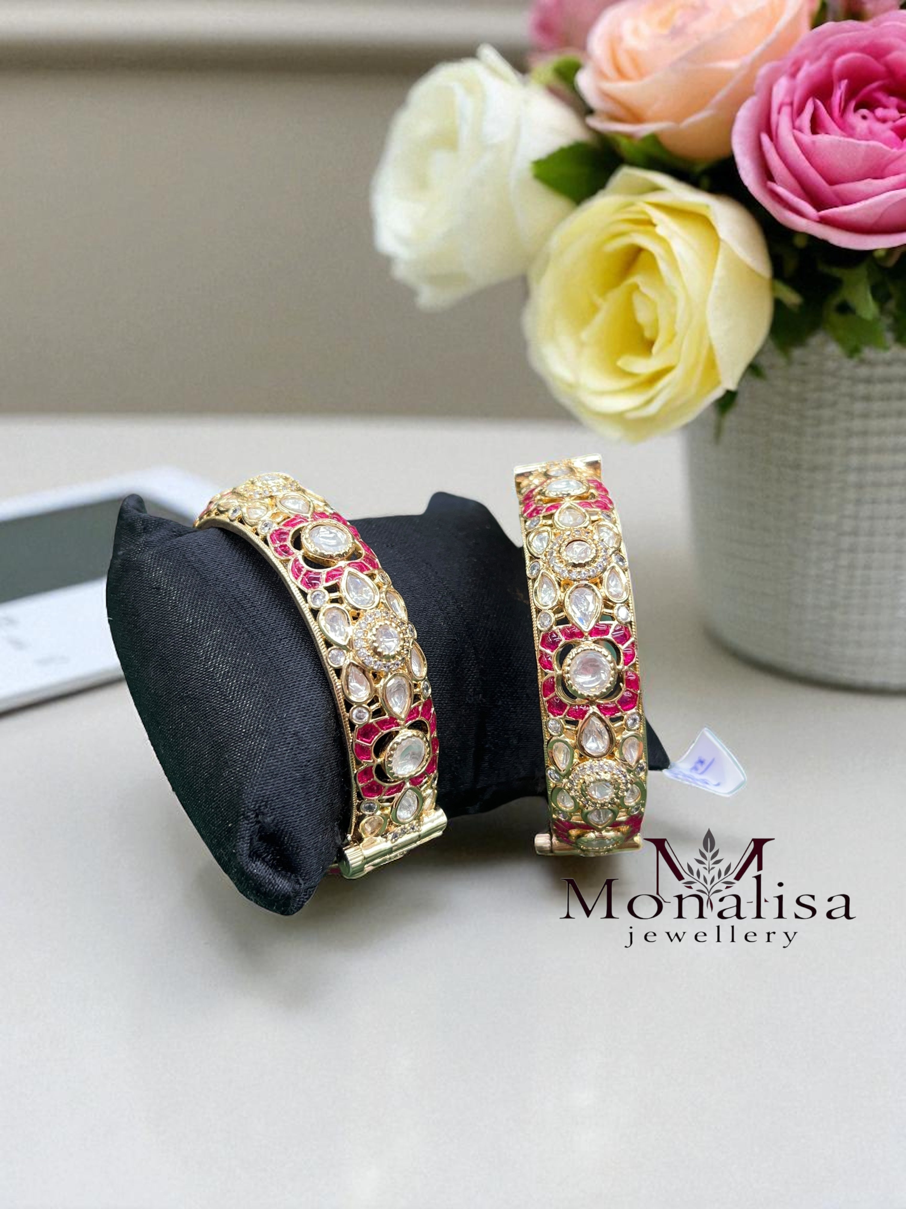 Aastha Polki Designer Bangles