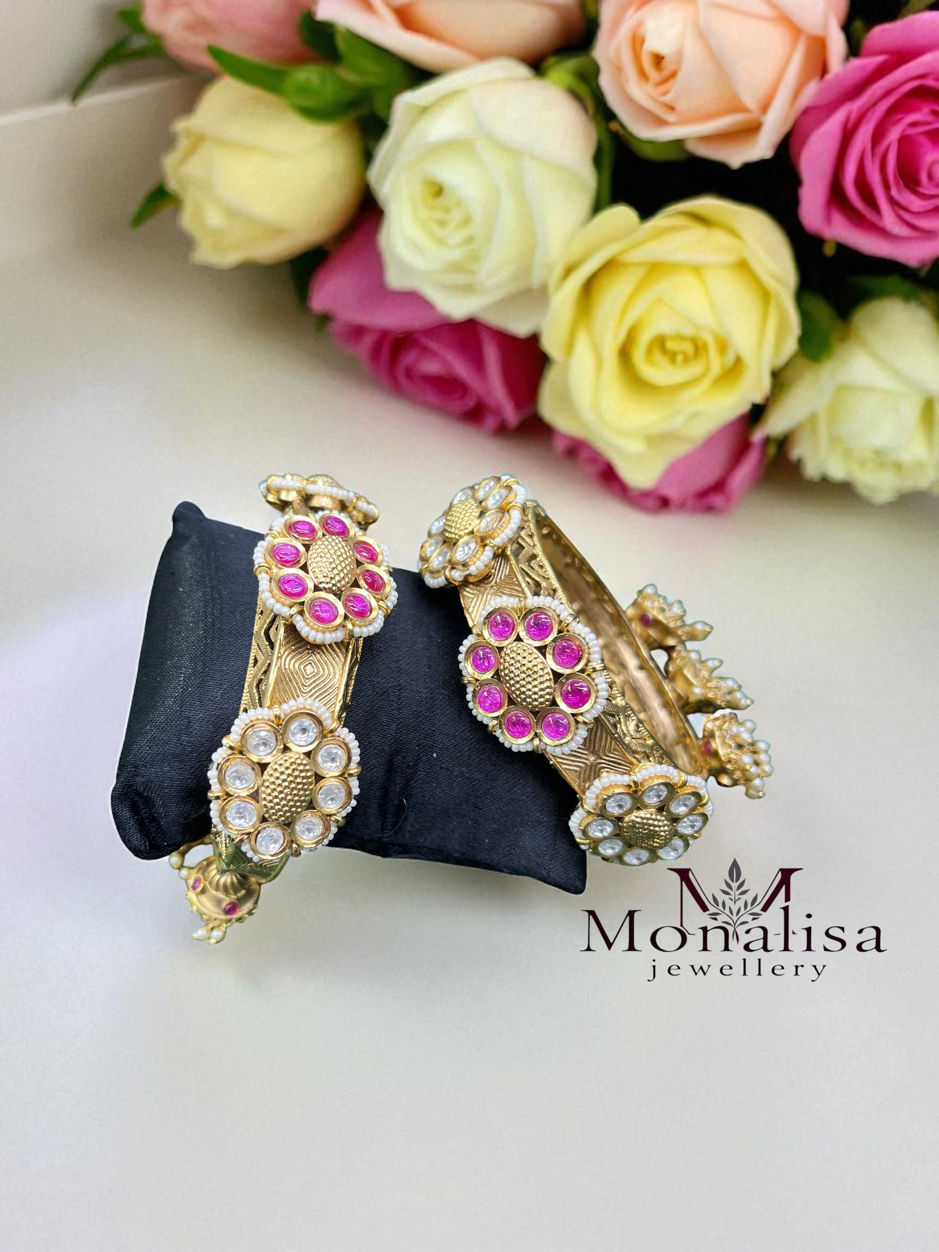 Gaurika Jhumki Antique Designer Bangles