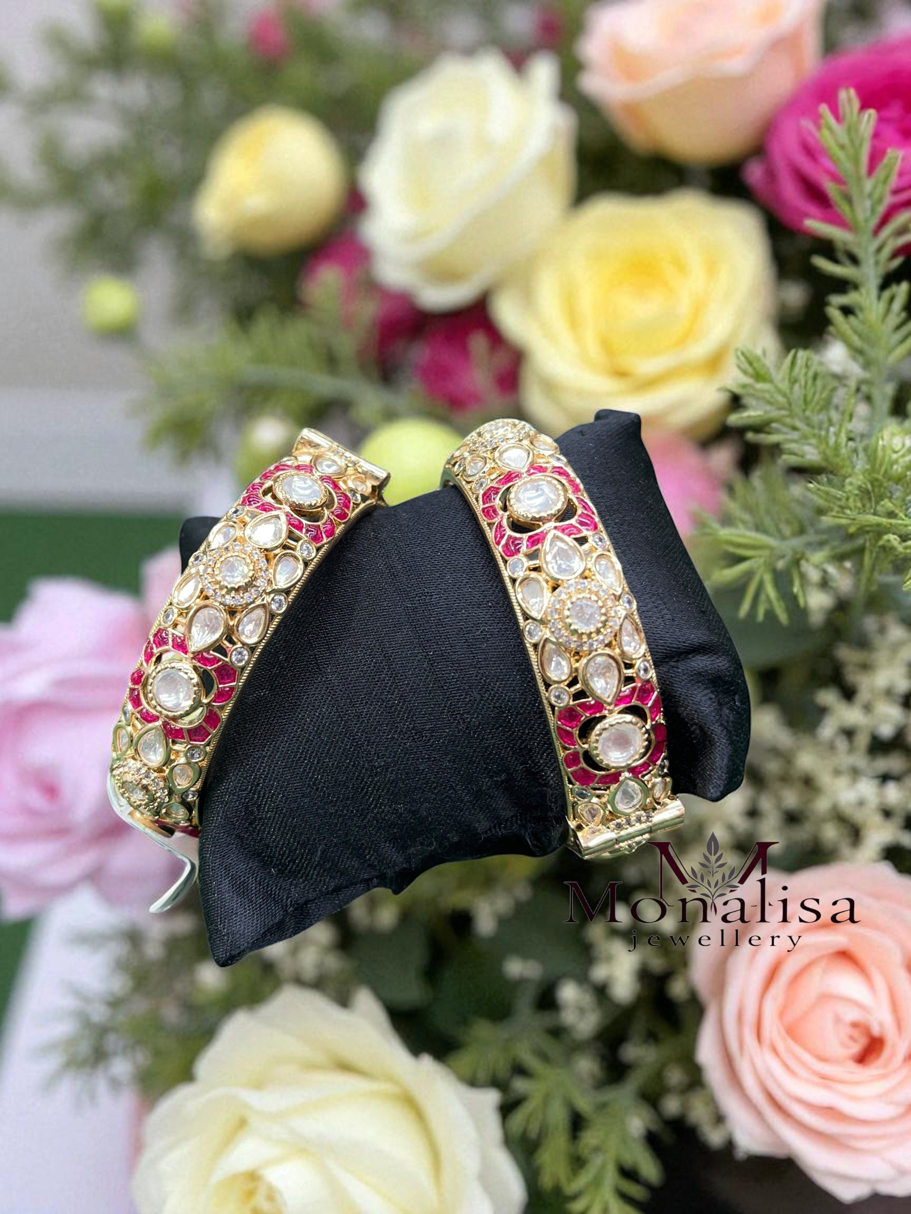 Aastha Polki Designer Bangles