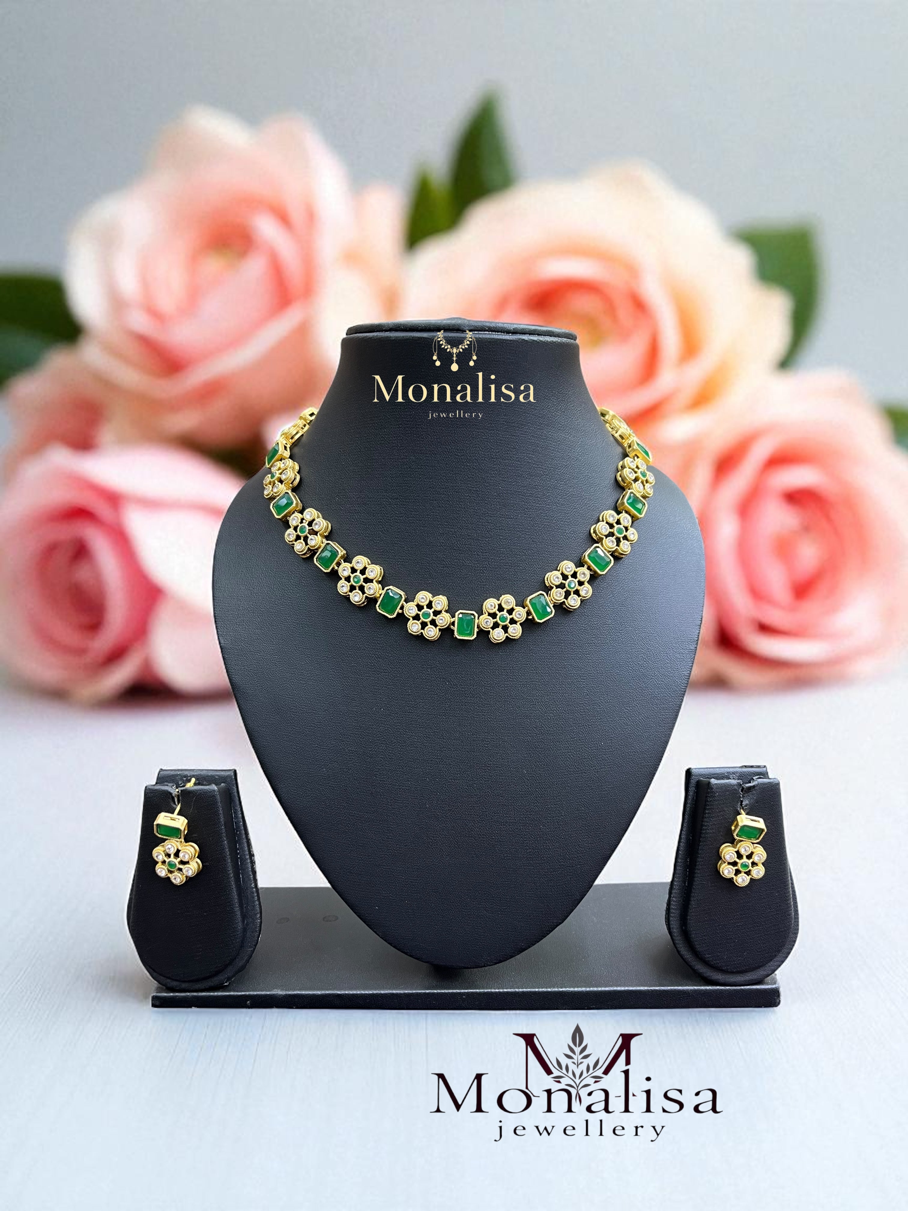 Aditha Antique Designer Necklace Set