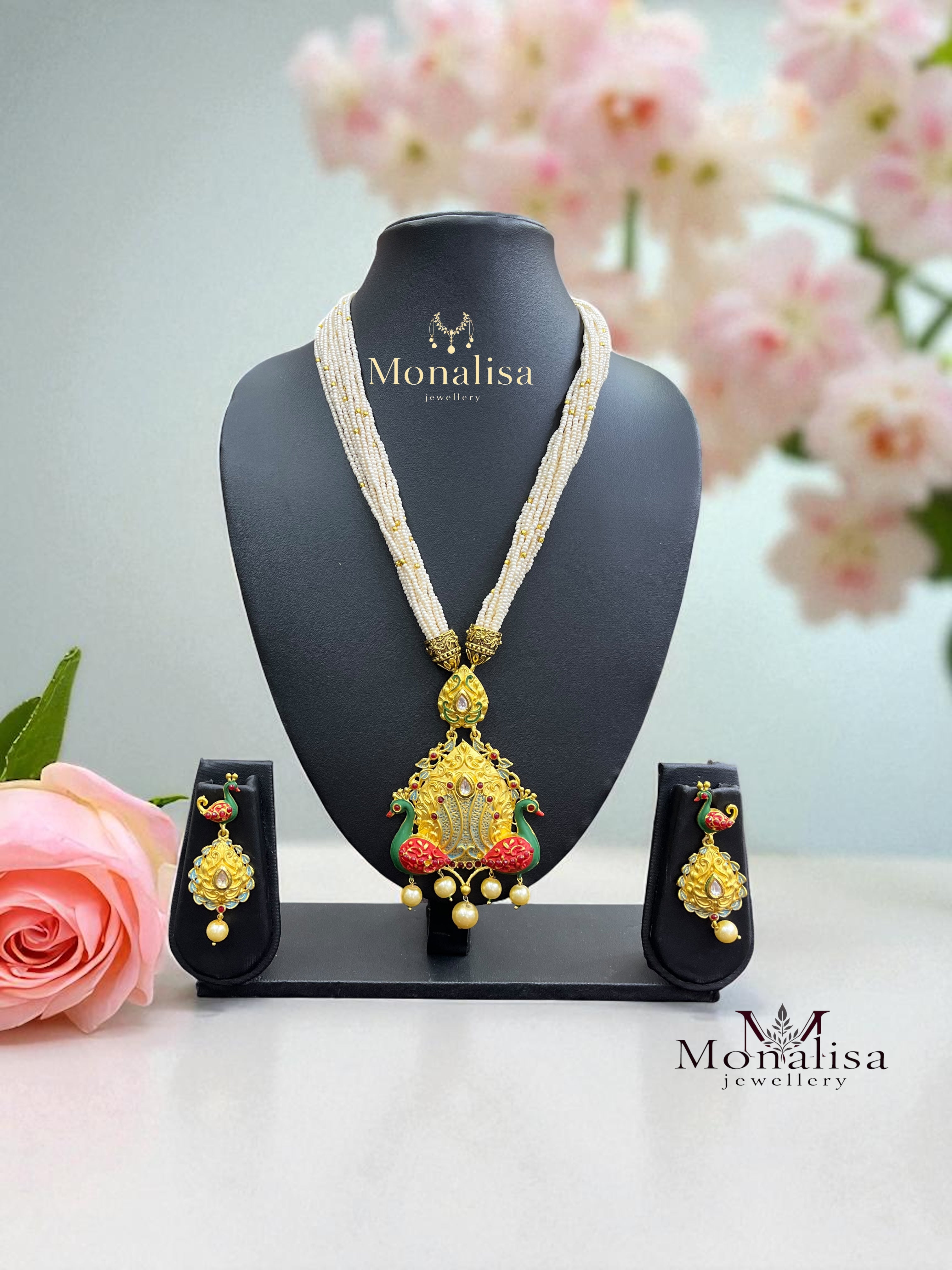 Agasthi Antique Designer Long Necklace