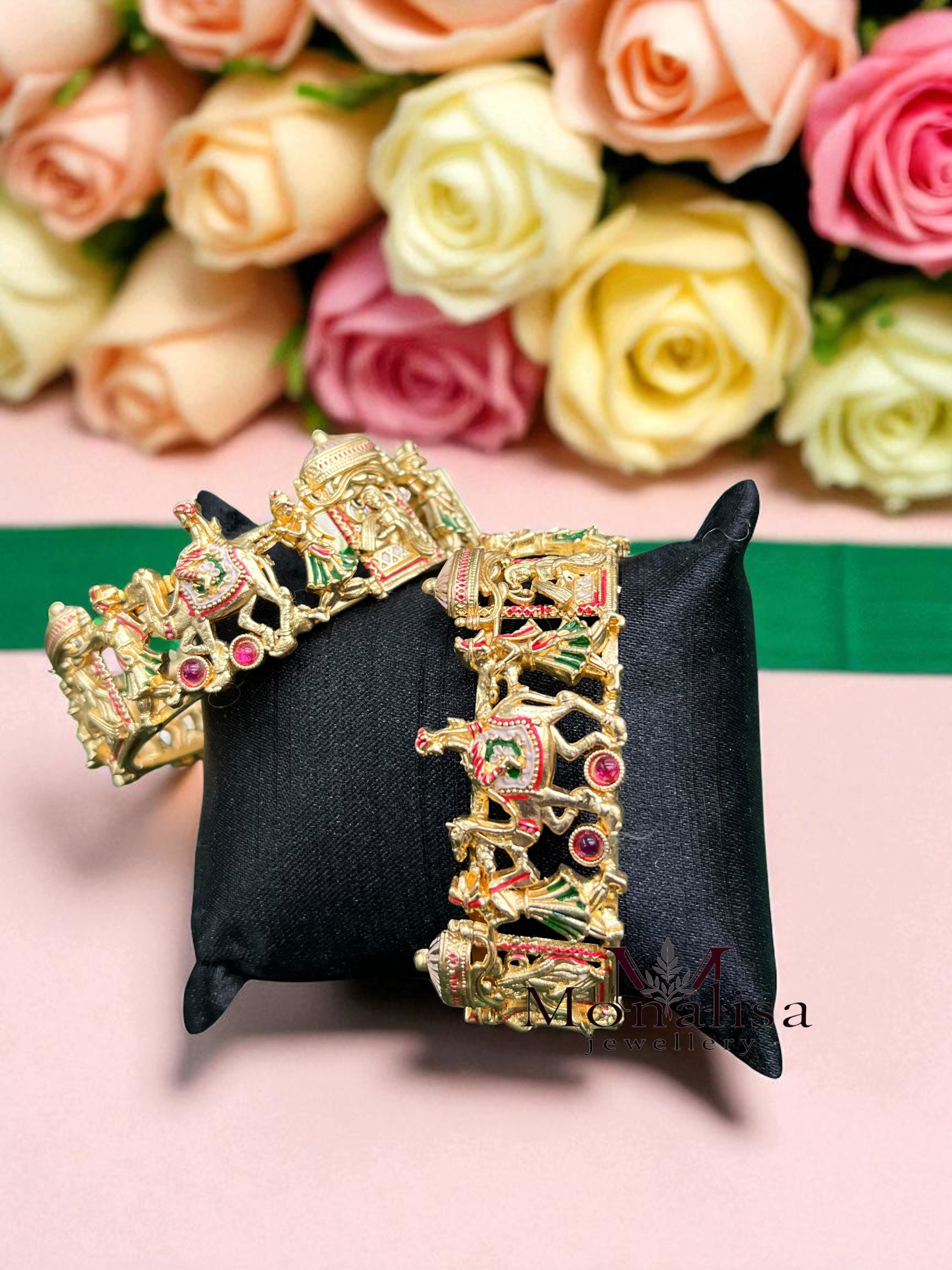Palki Antique Designer Bangle