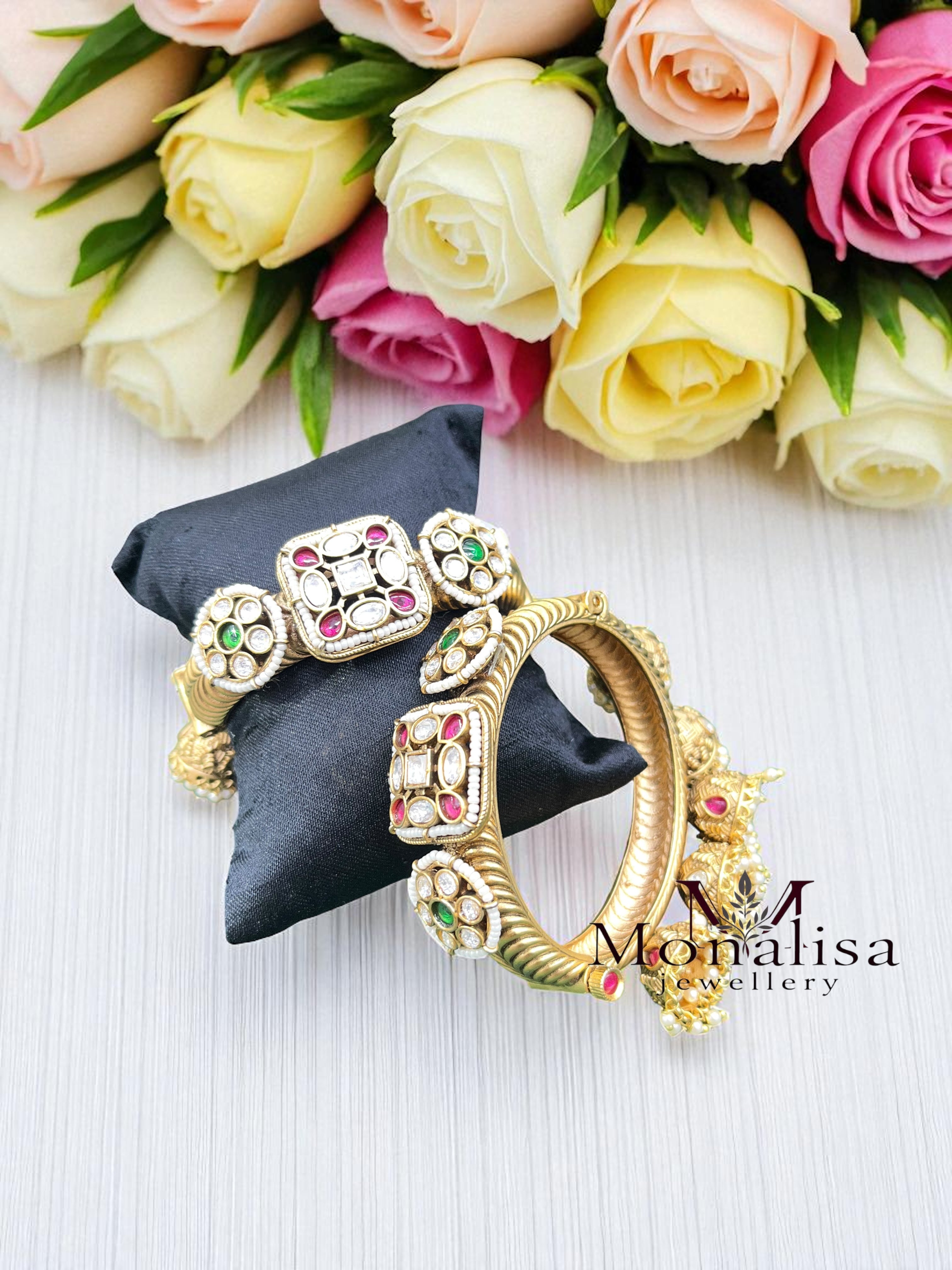 Suchitra Jhumki Antique Designer Bangles