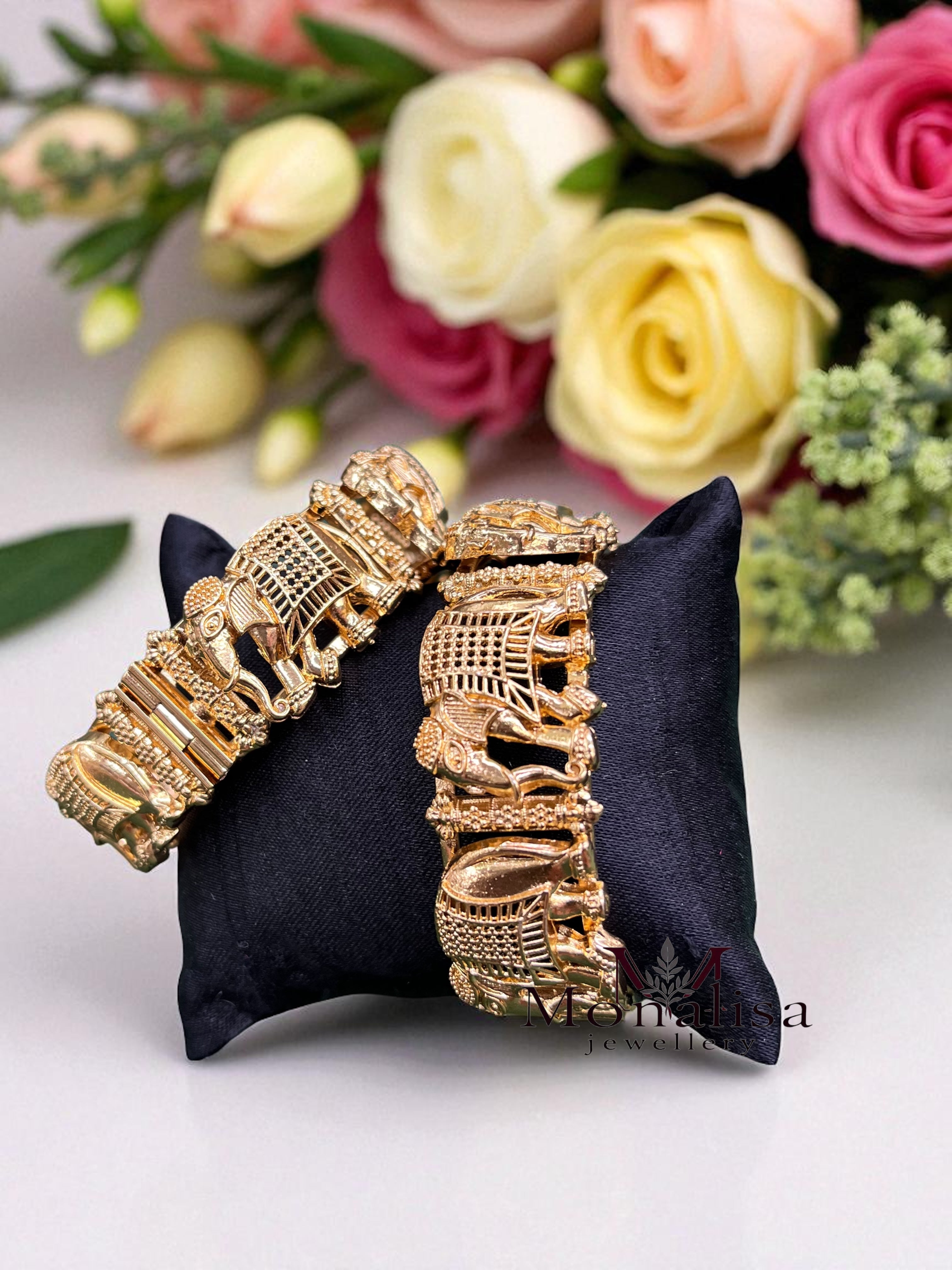 Elephant Antique Designer Bangle