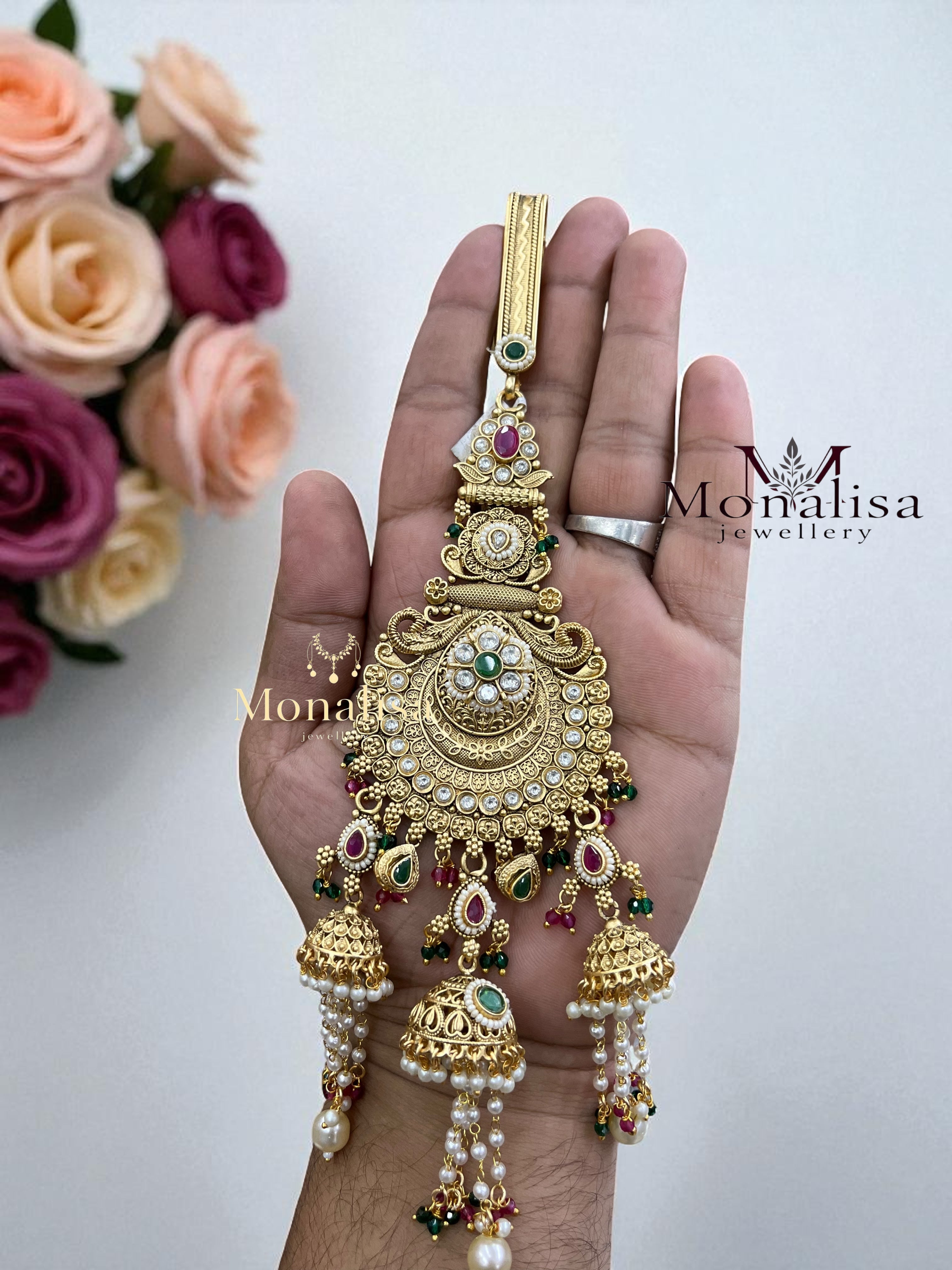 Abheera Antique Designer Challa