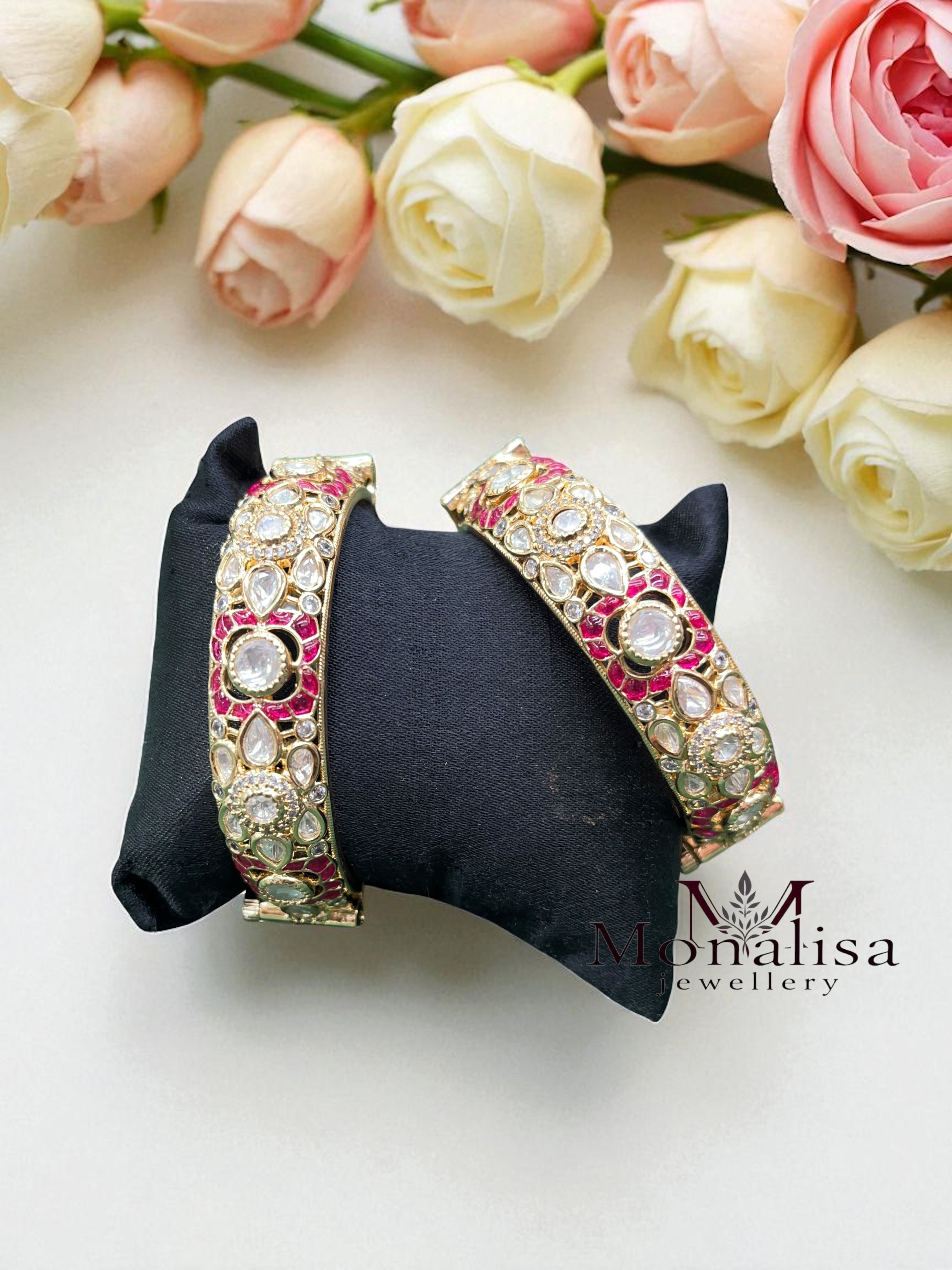 Aastha Polki Designer Bangles