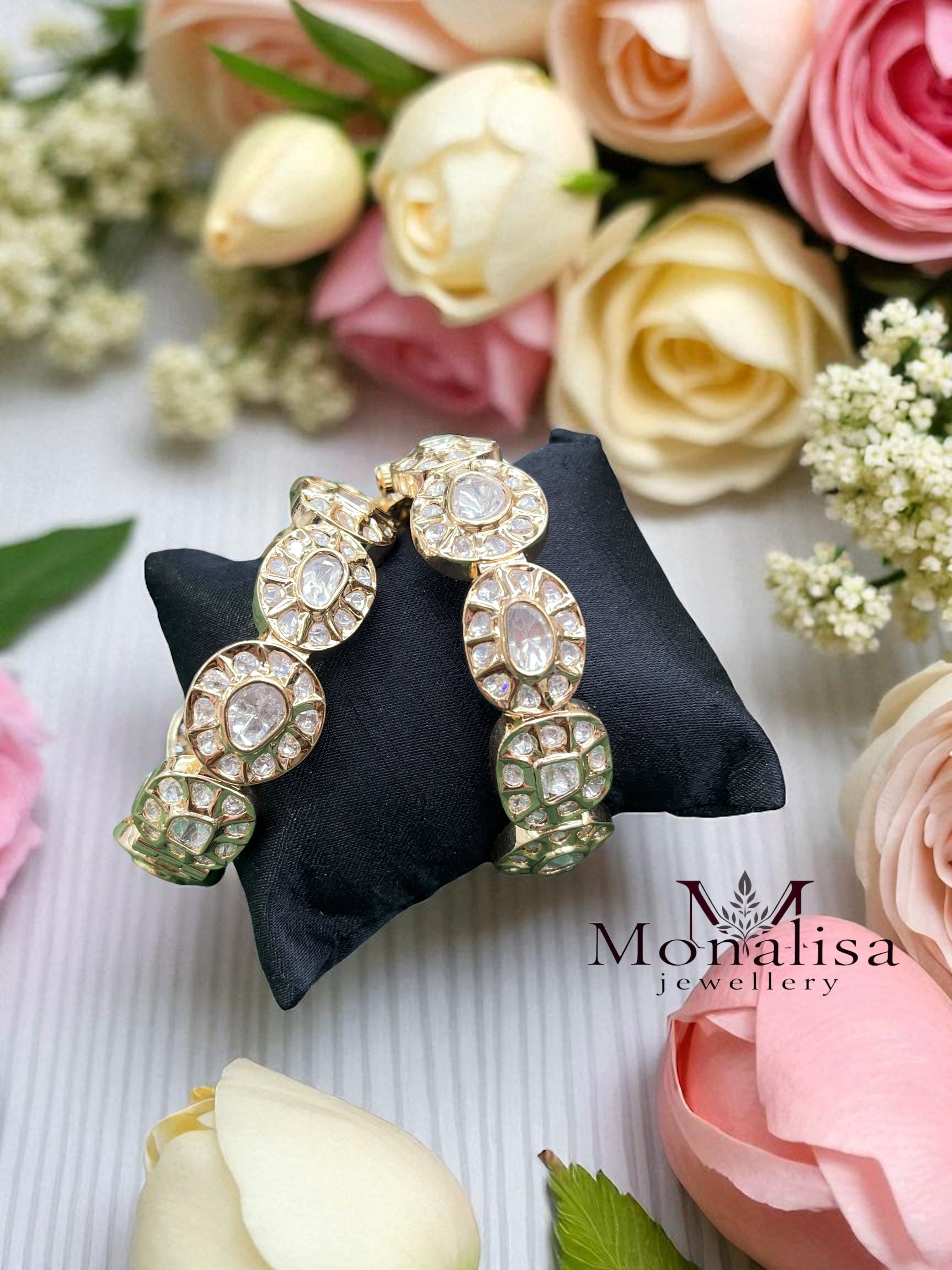 Preeti Polki Designer Bangles