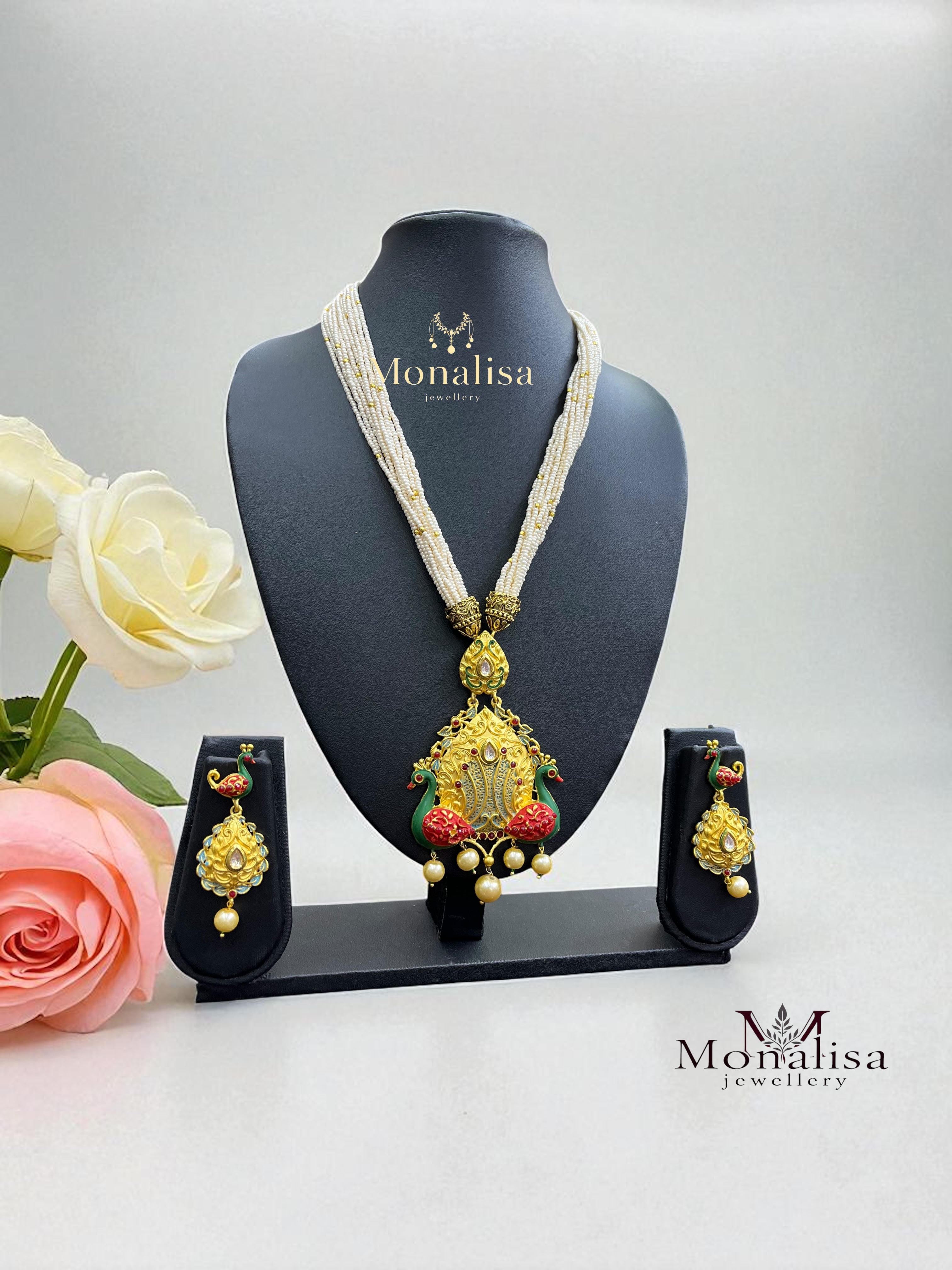 Agasthi Antique Designer Long Necklace