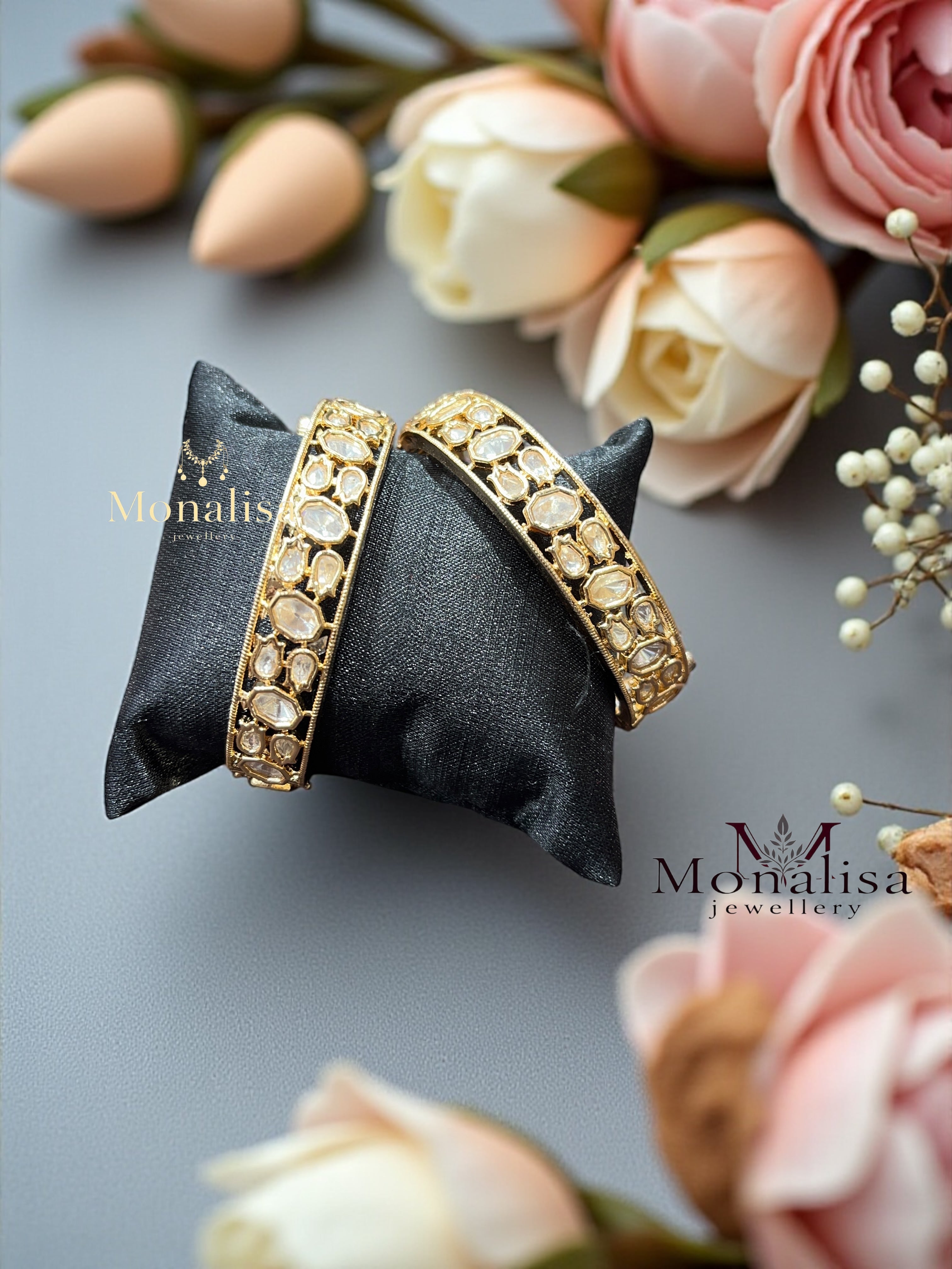 Manya Polki Designer Bangles