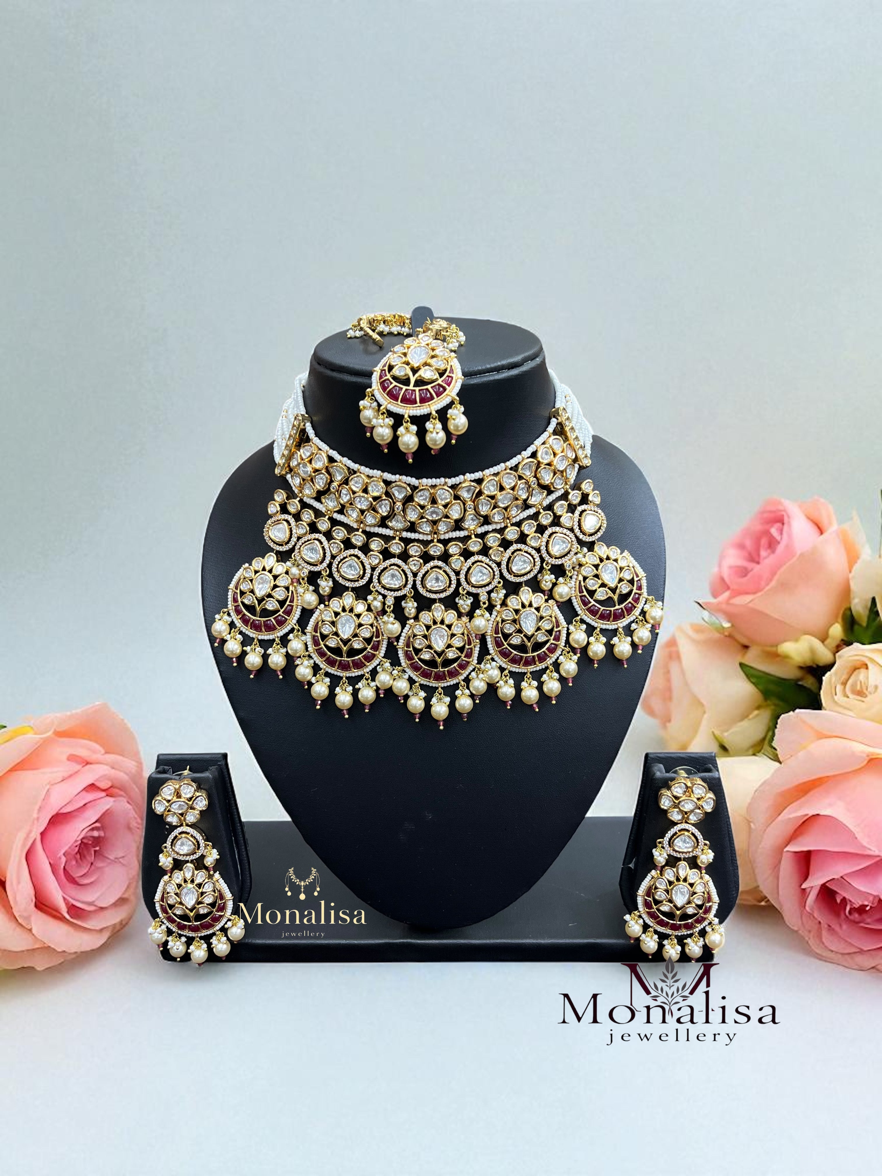Shipra Polki Designer Necklace Set