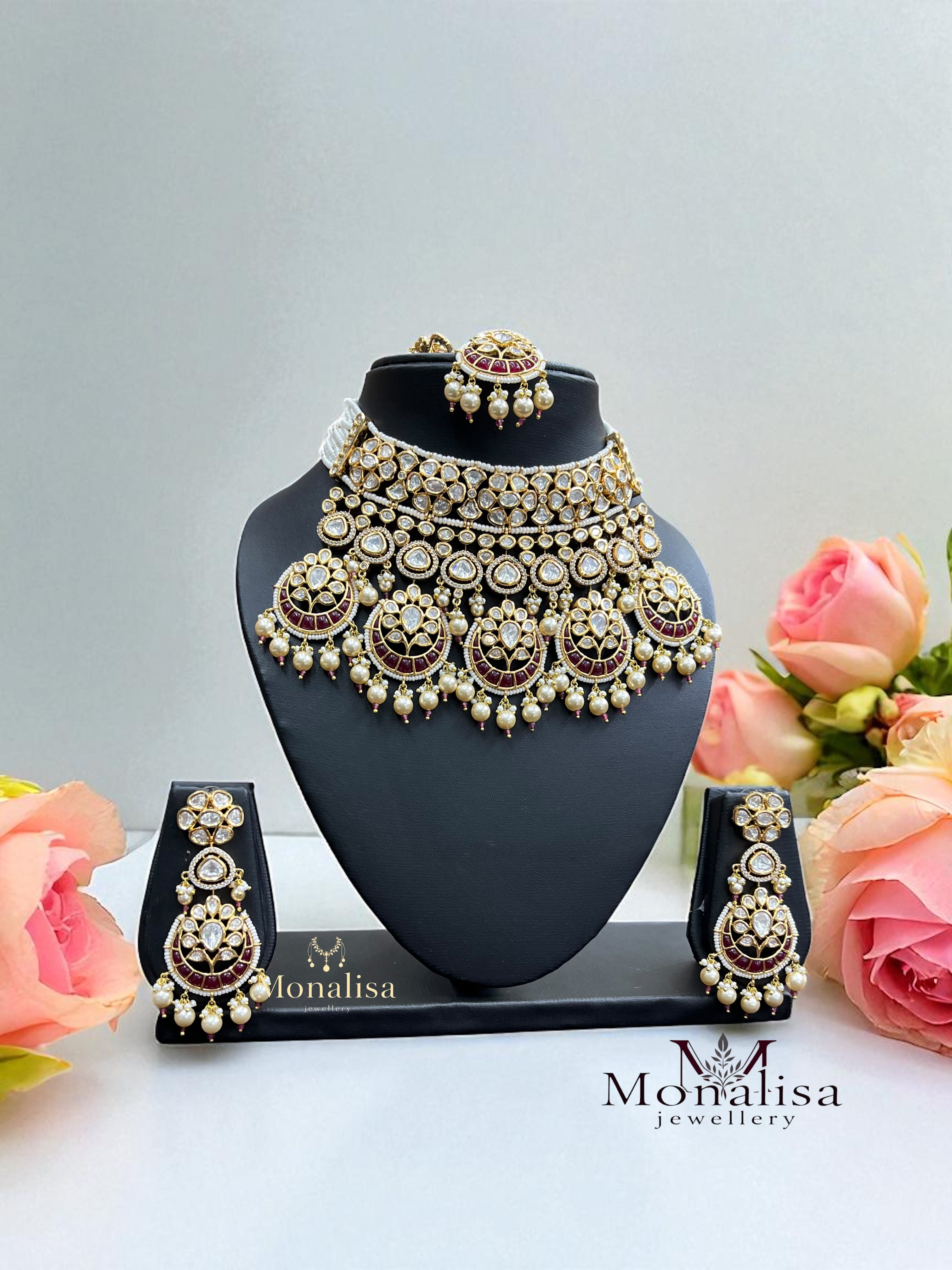 Shipra Polki Designer Necklace Set