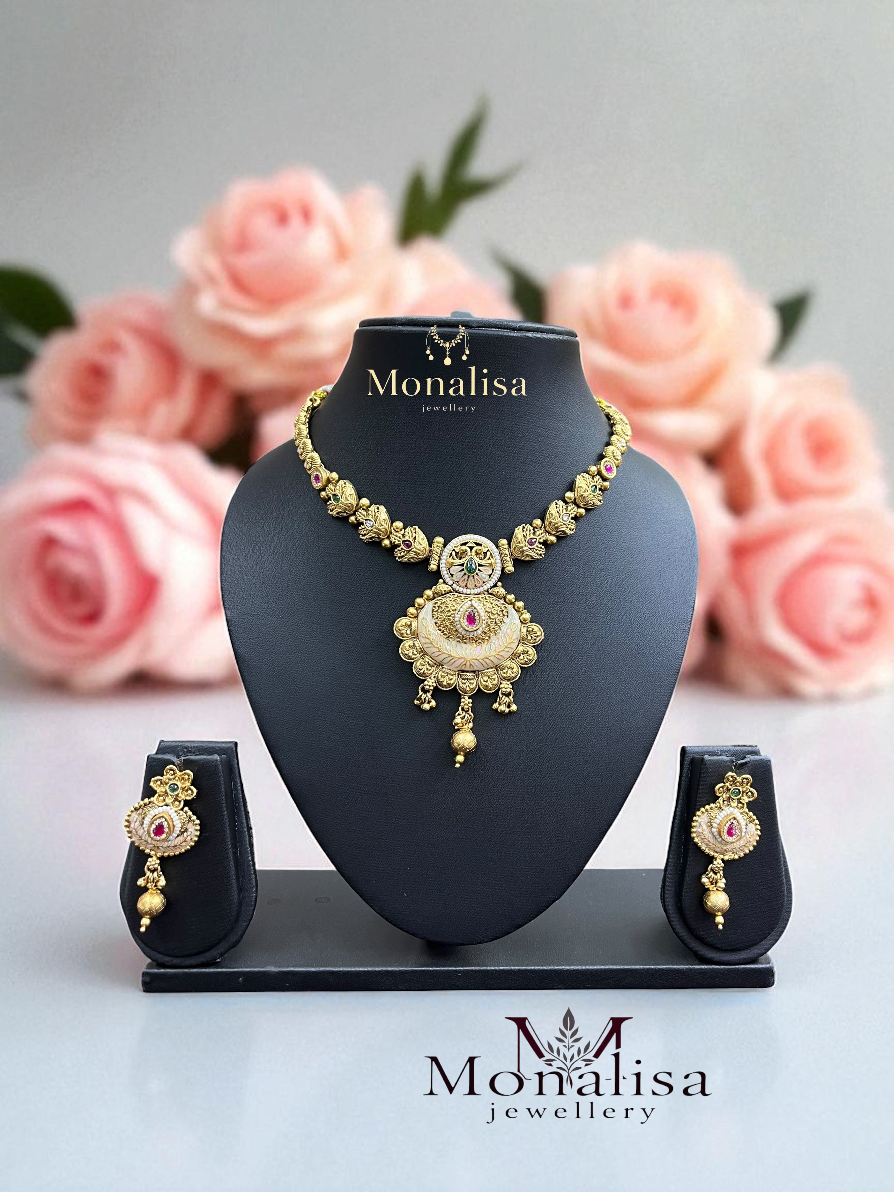 Kosika Antique Designer Necklace Set