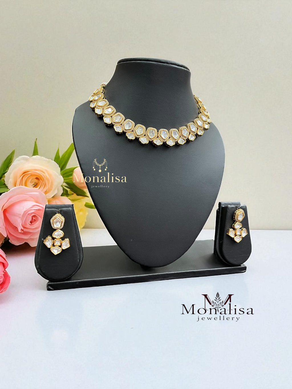 Deekshita Polki Designer Necklace Set