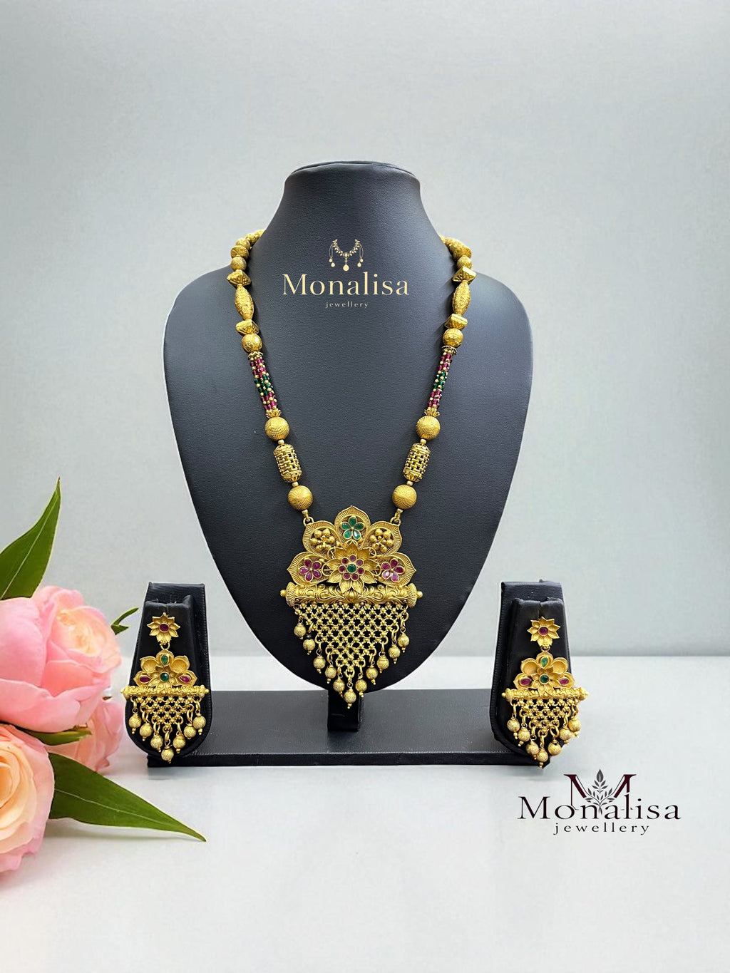 Pratibha Antique Designer Long Necklace