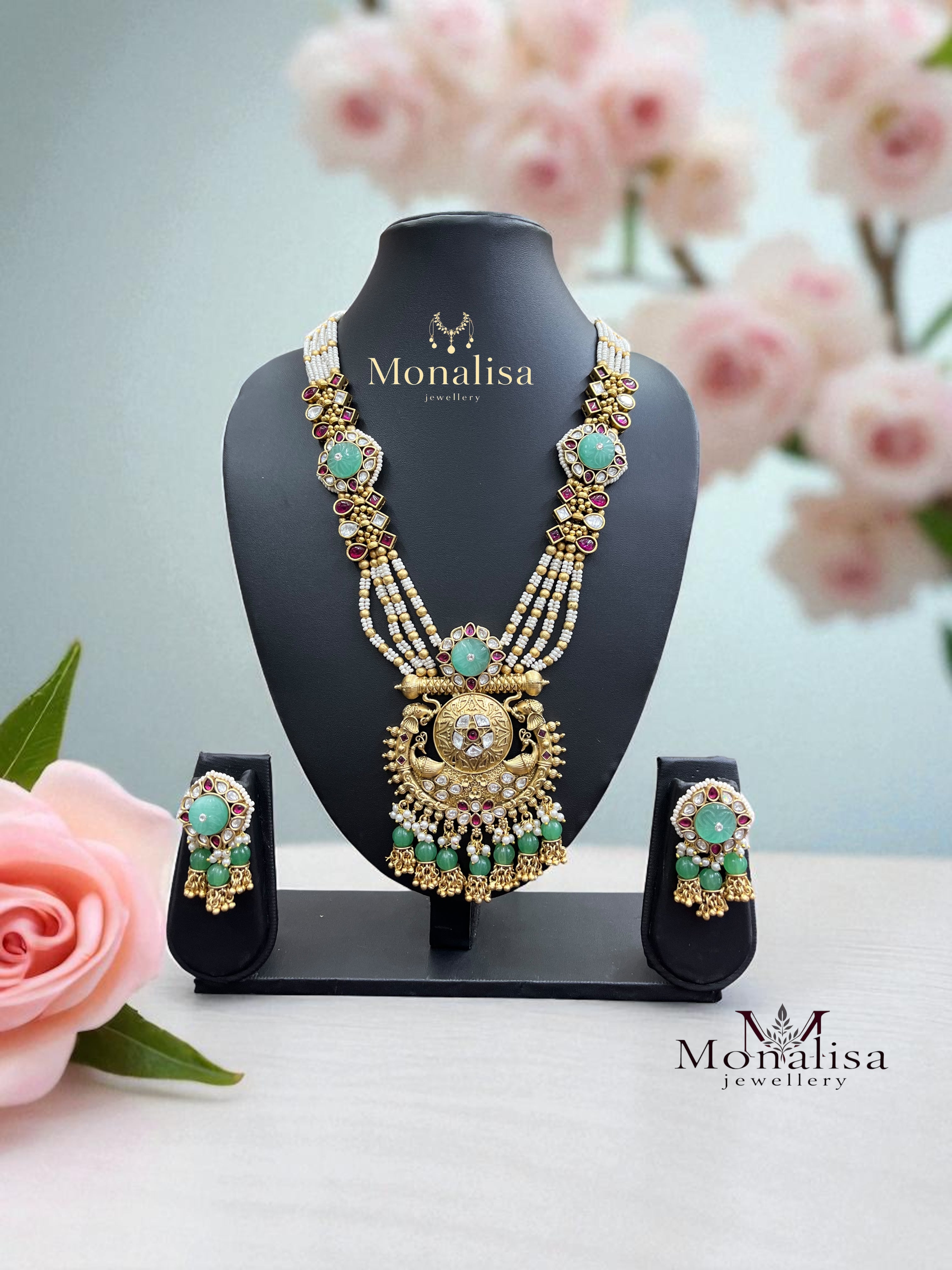 Manna Antique Designer Long Necklace