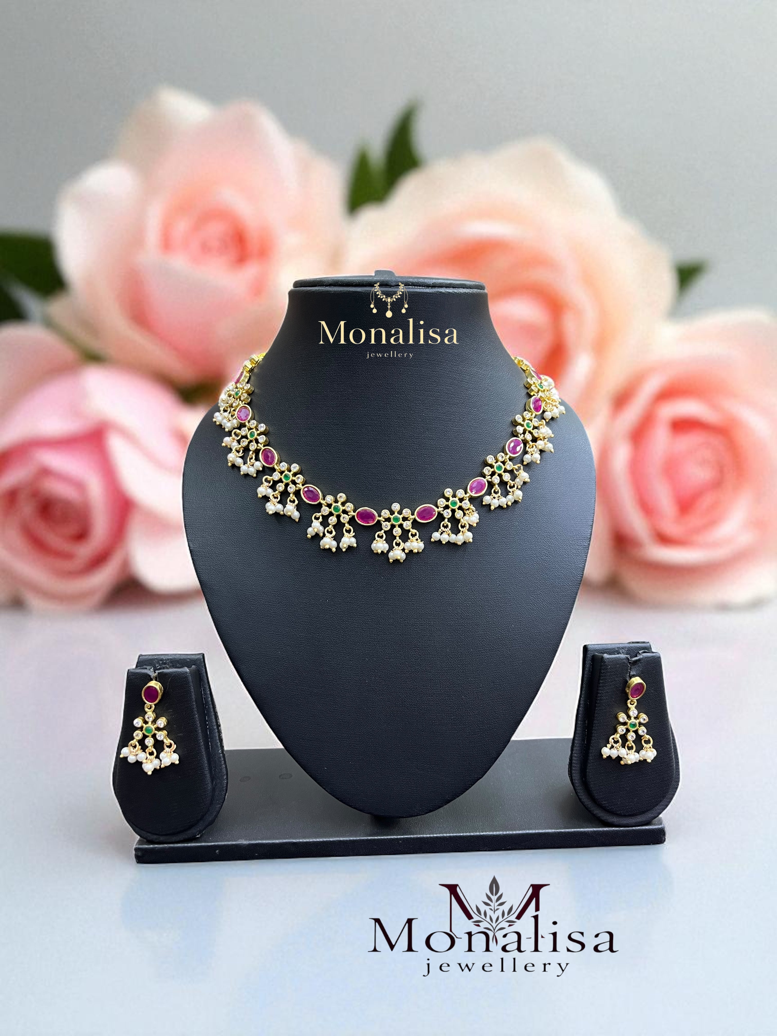 Mira Antique Designer Necklace Set