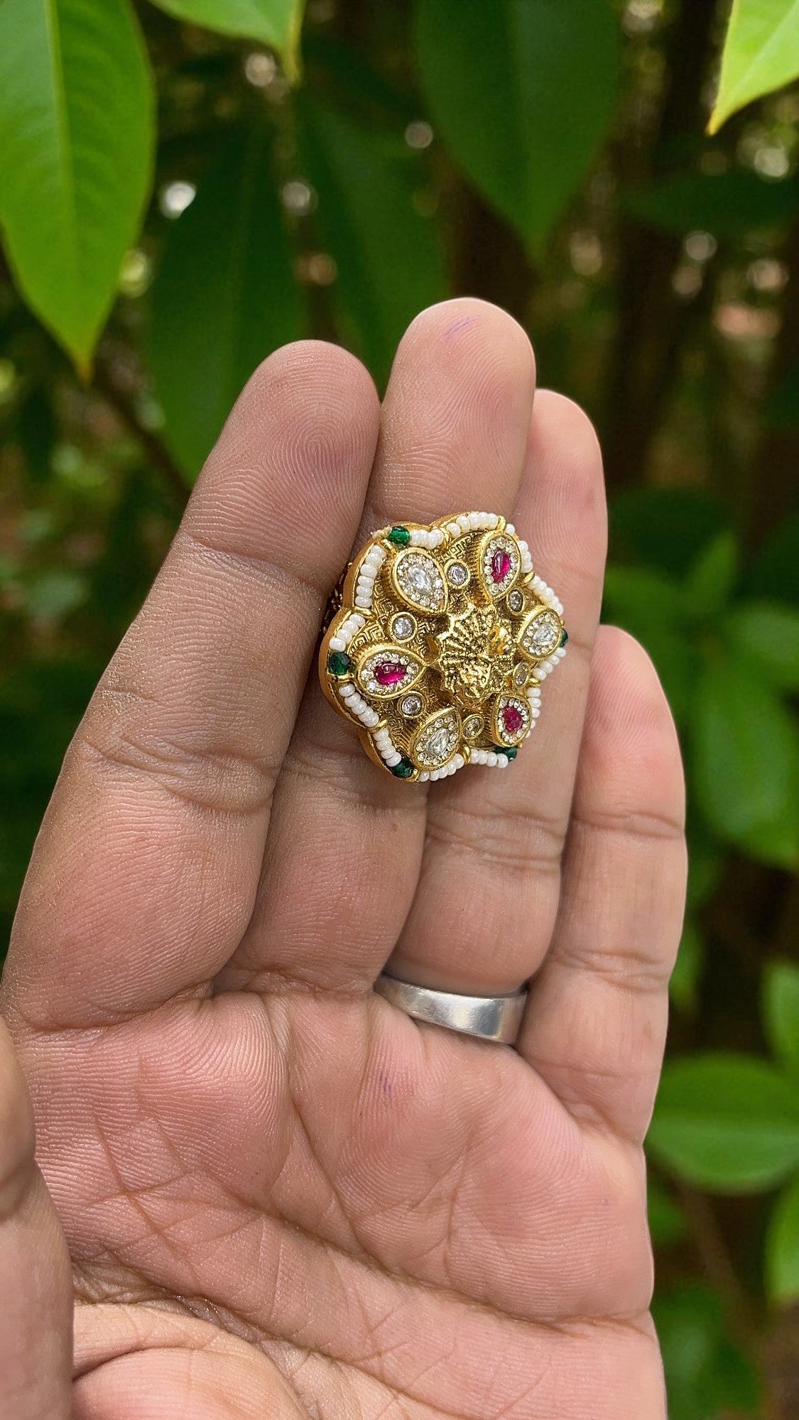 Peacock Antique Designer Ring
