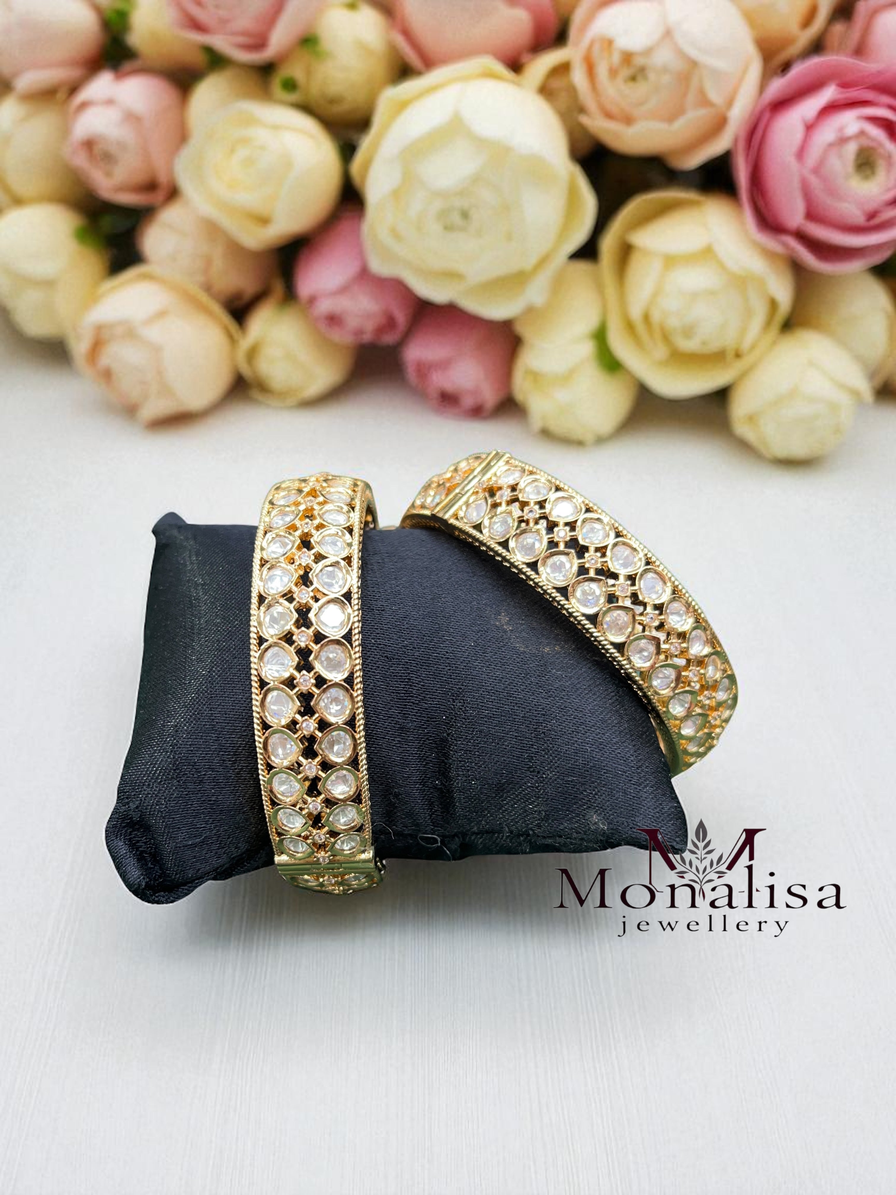 Mishti Polki Designer Bangles
