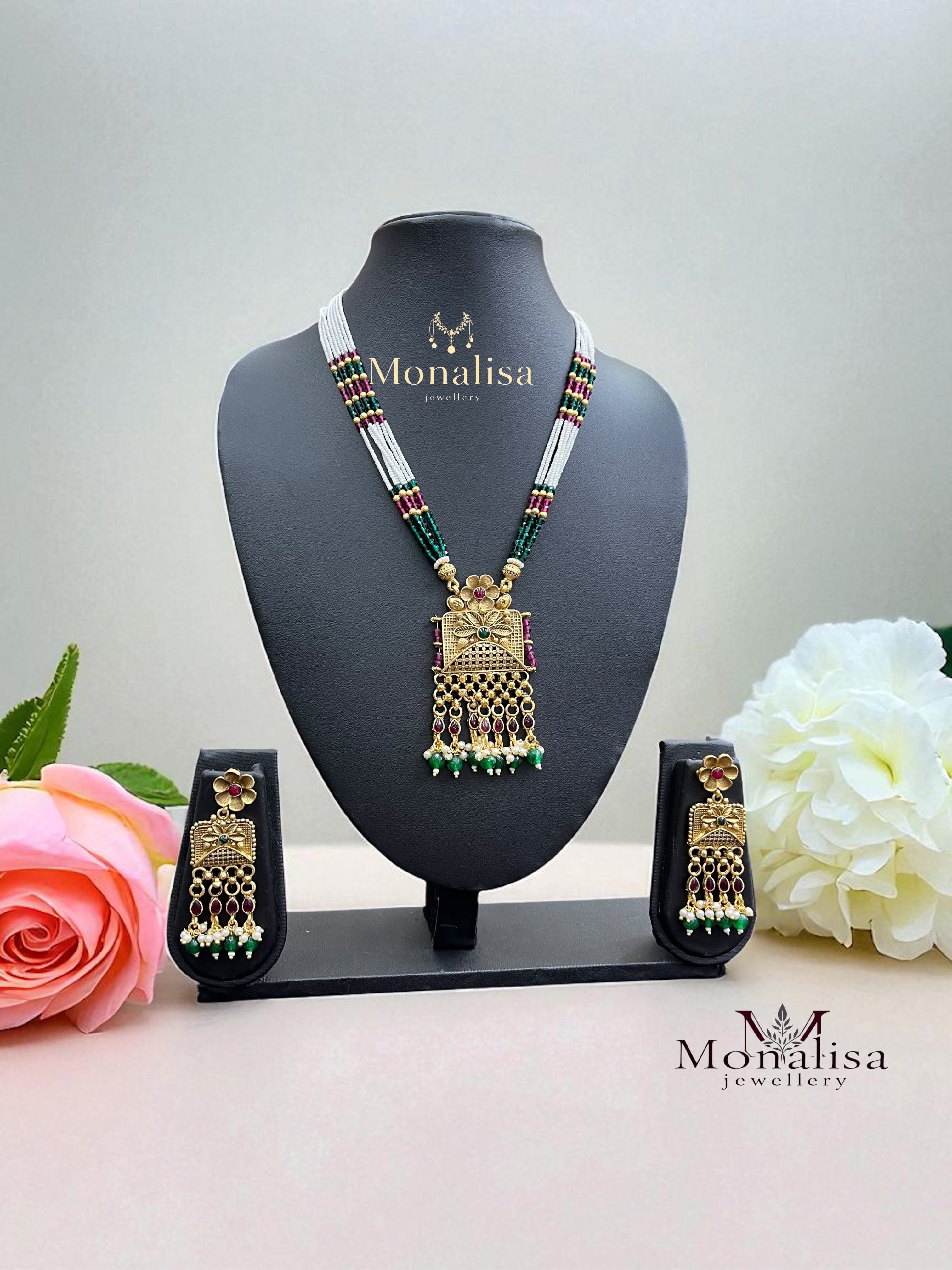 Suneeta Antique Designer Long Necklace