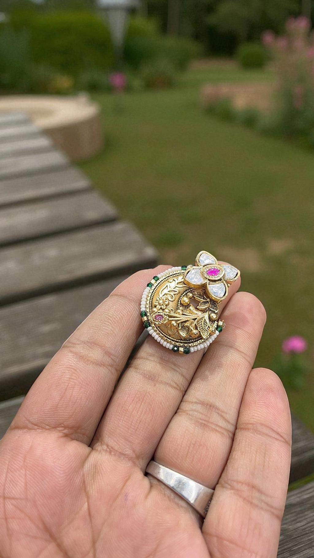 Pragya Antique Designer Ring