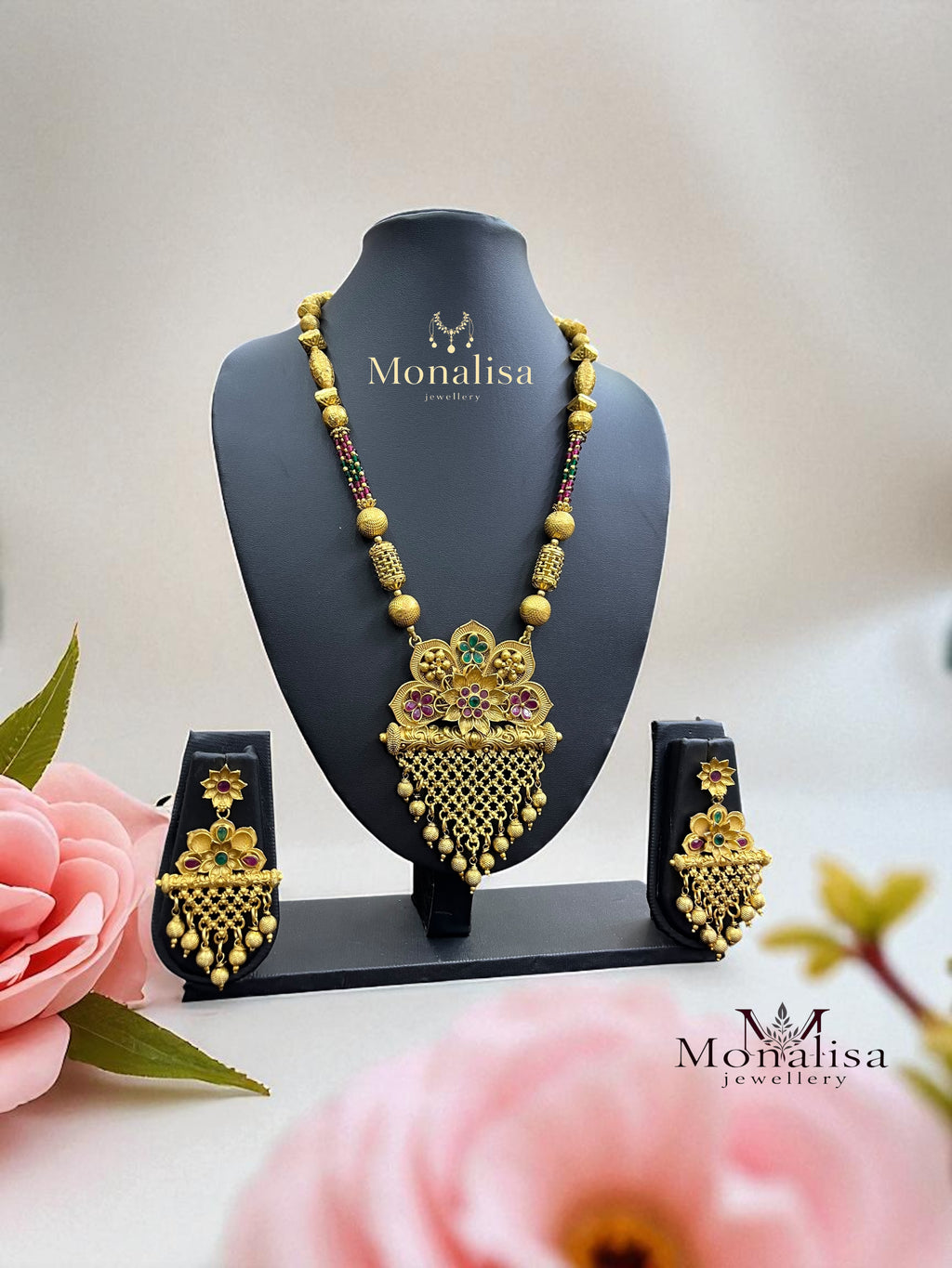 Pratibha Antique Designer Long Necklace