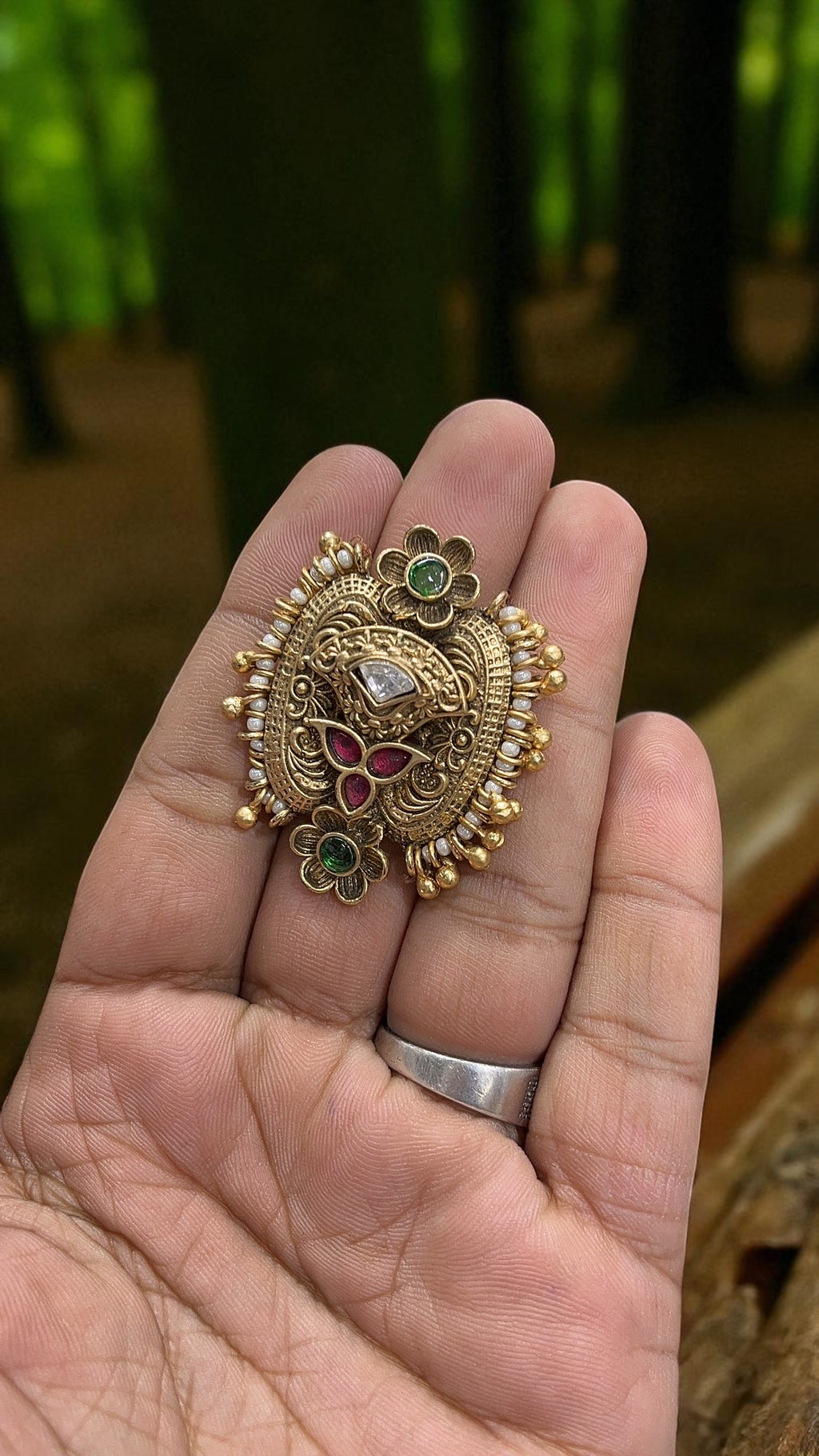 Agamya Antique Designer Ring