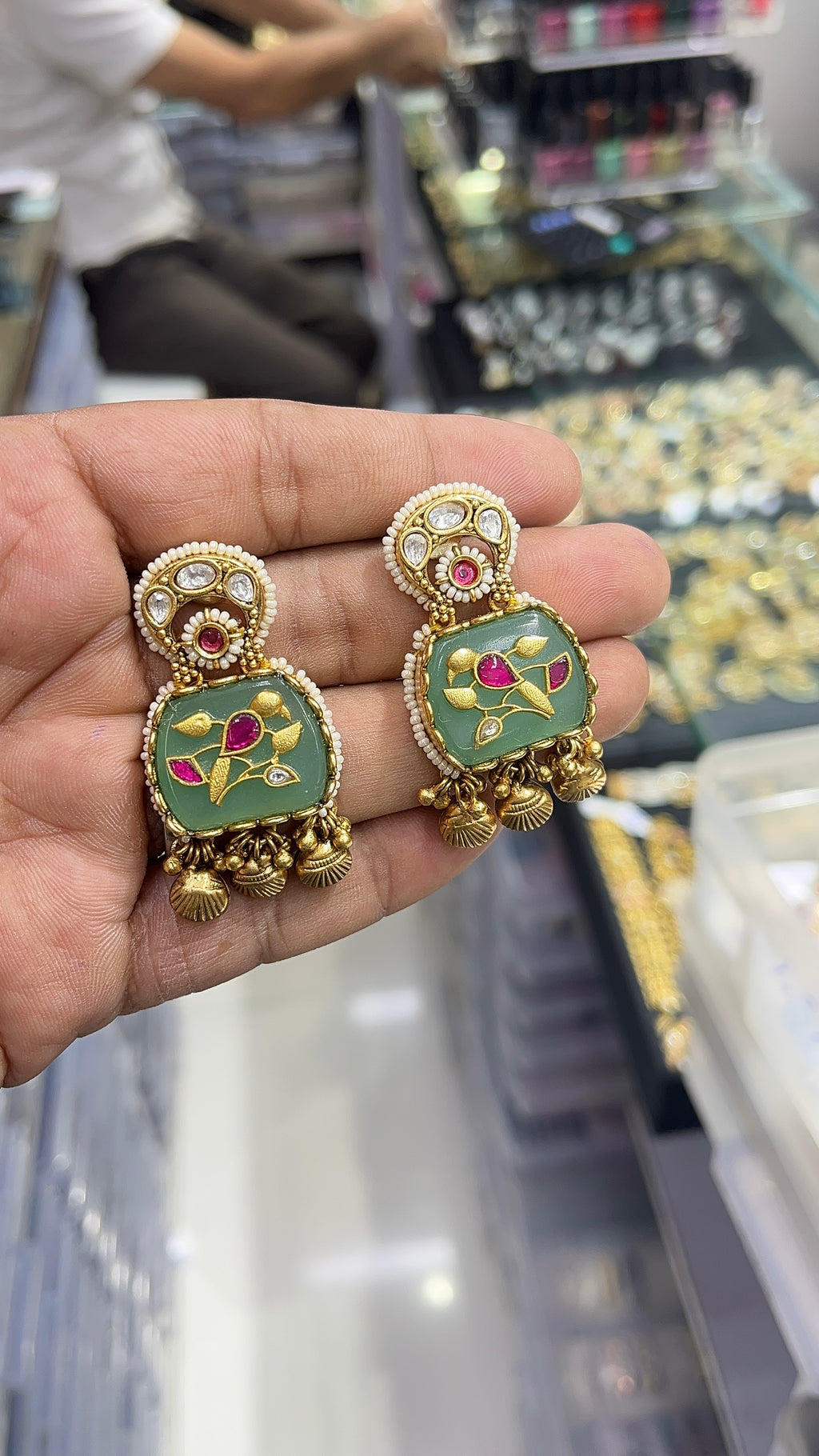 Peacock Antique Designer Choker Set