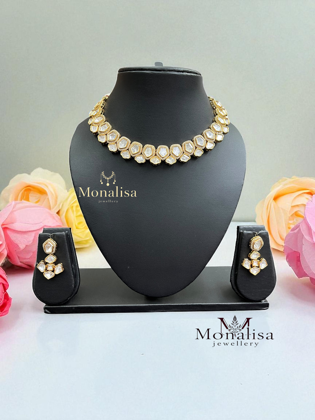 Deekshita Polki Designer Necklace Set