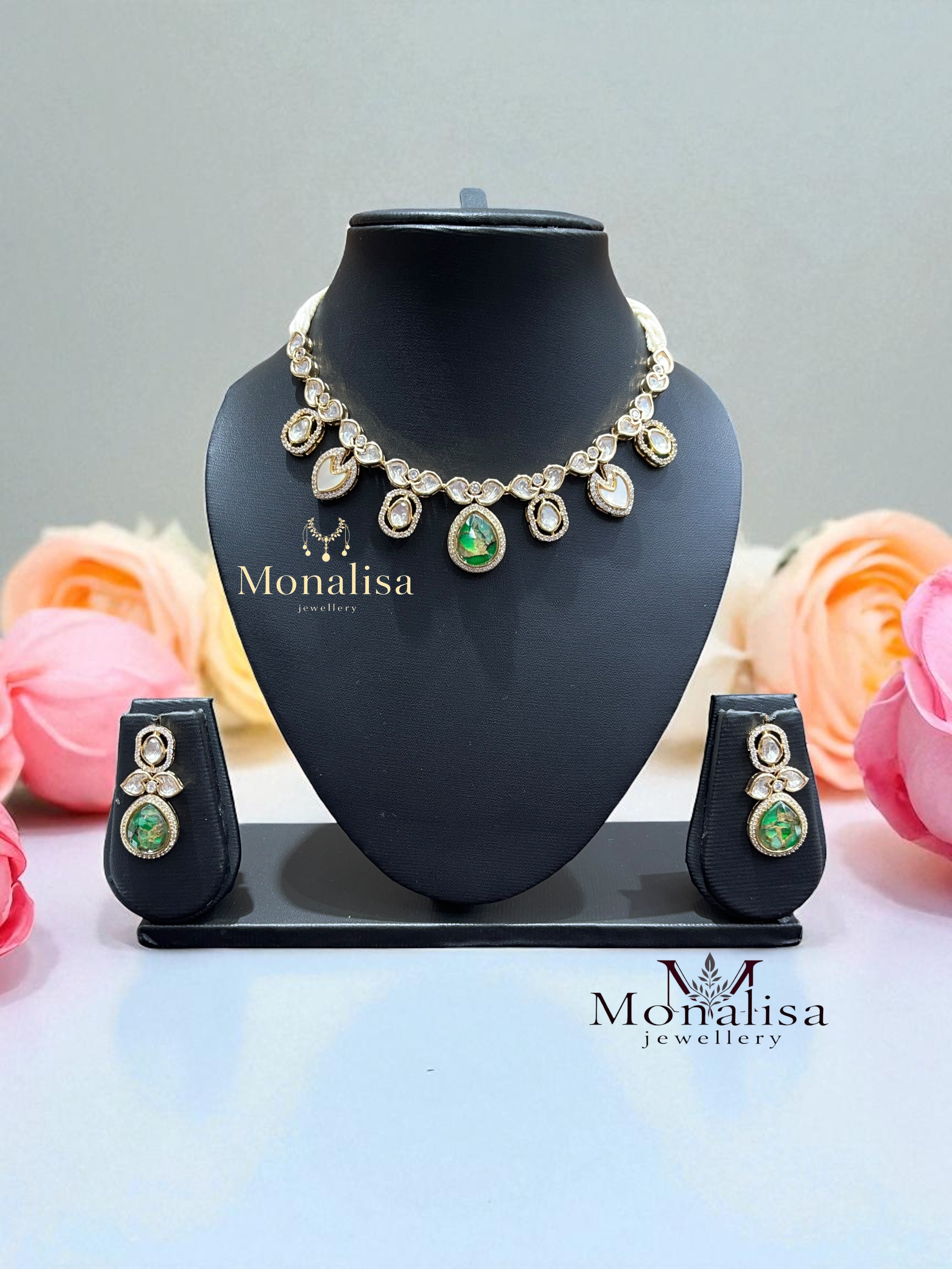 Bindhya Polki Designer Necklace Set