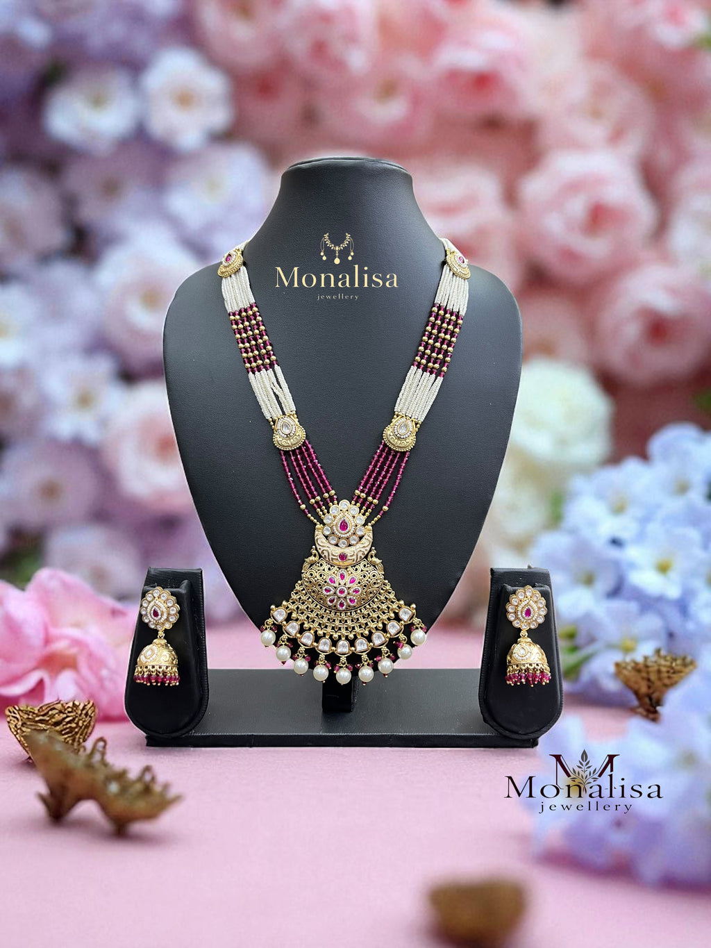 Parvini Antique Designer Long Necklace