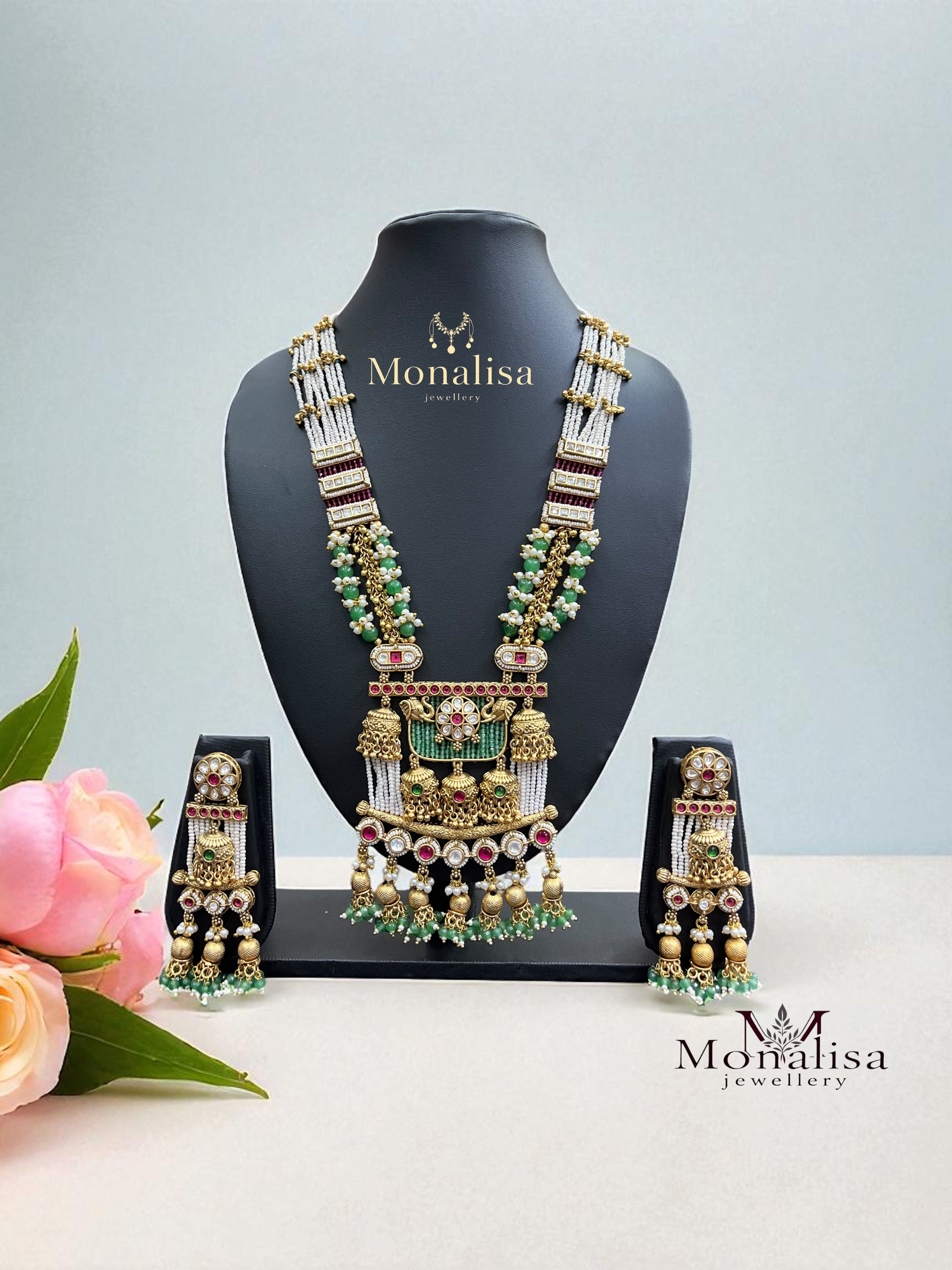 Biva Antique Designer Long Necklace