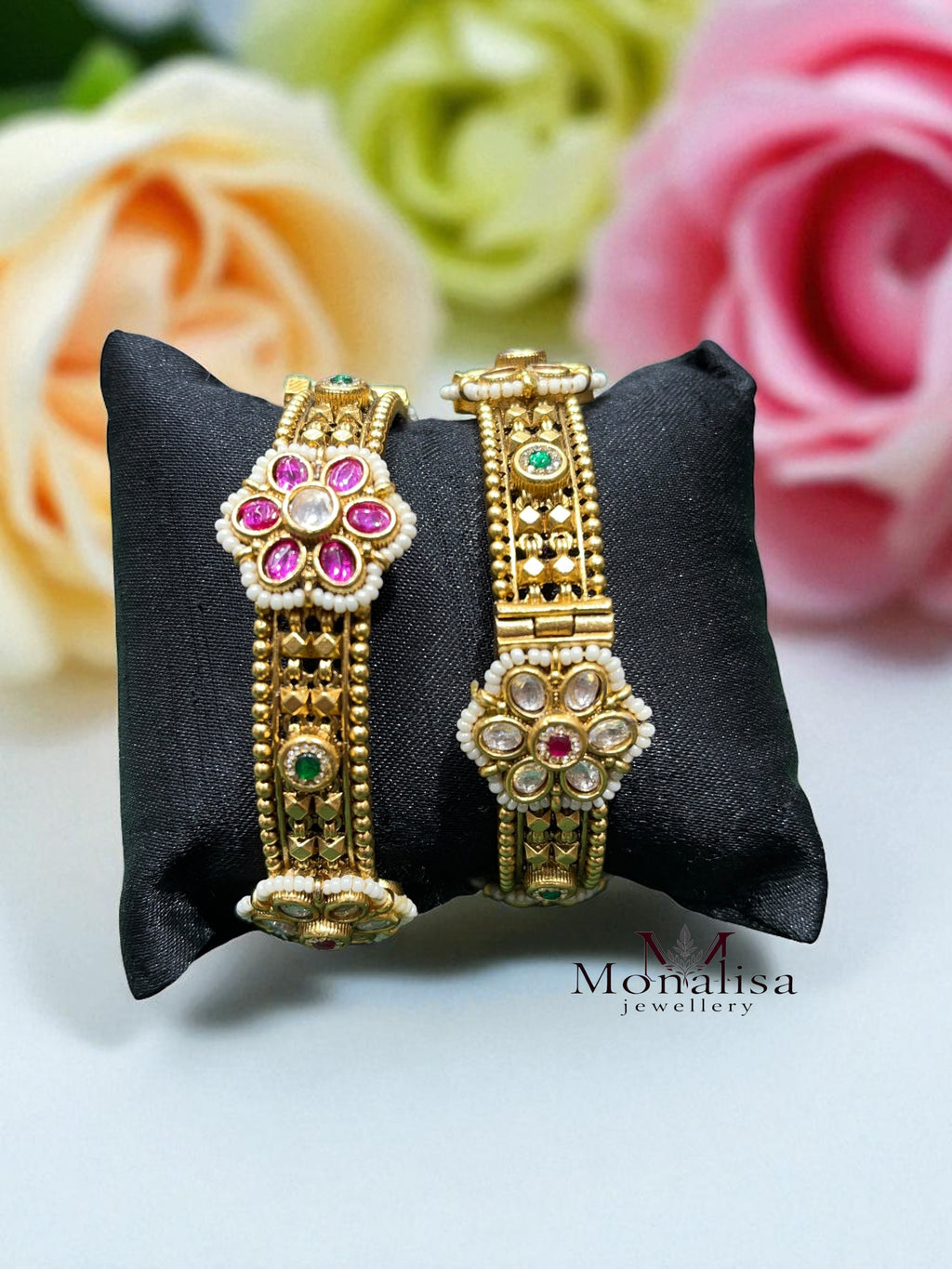 Bheravi Antique Designer Bangle