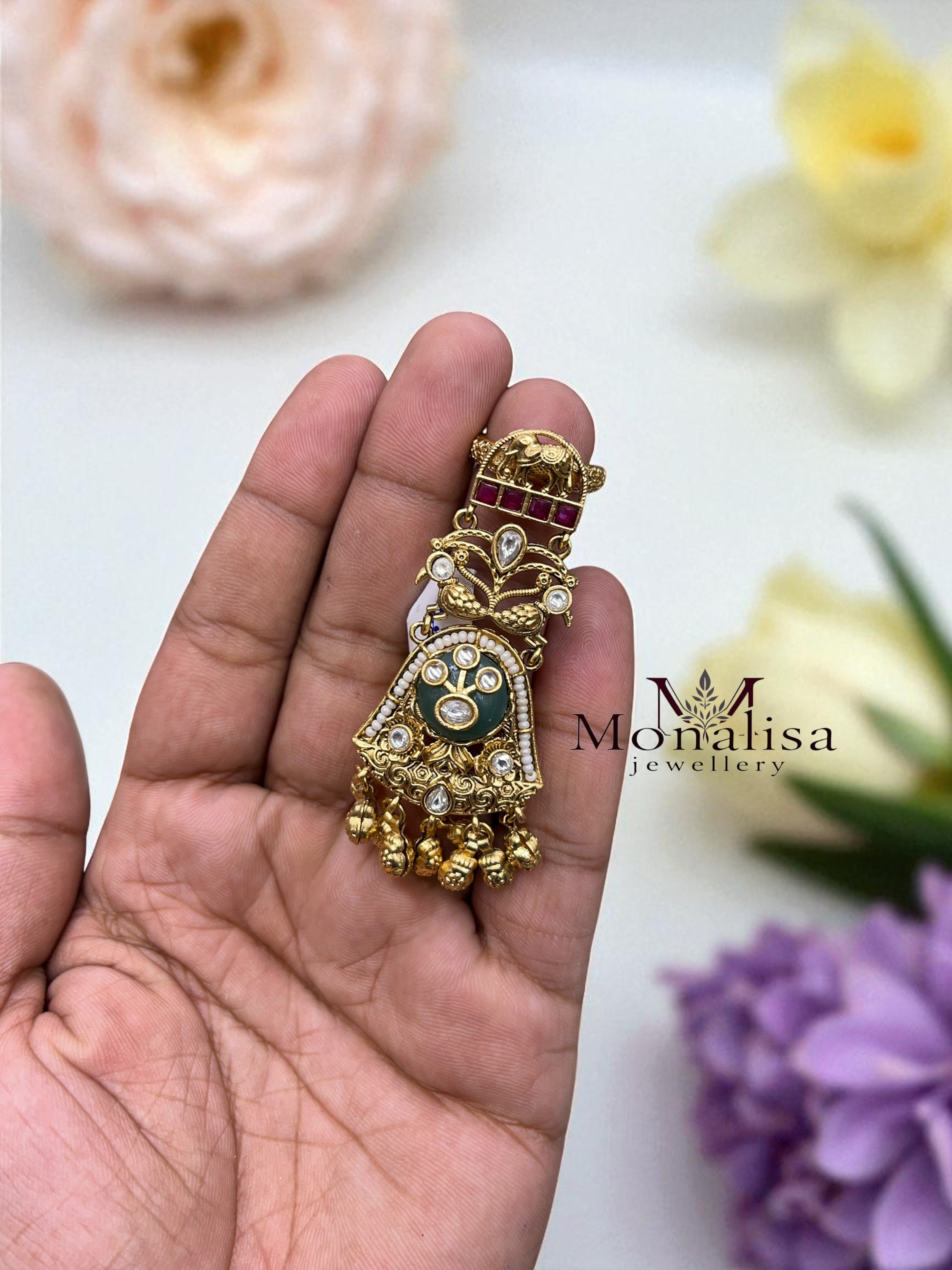 Keshi Full Finger Designer Ring