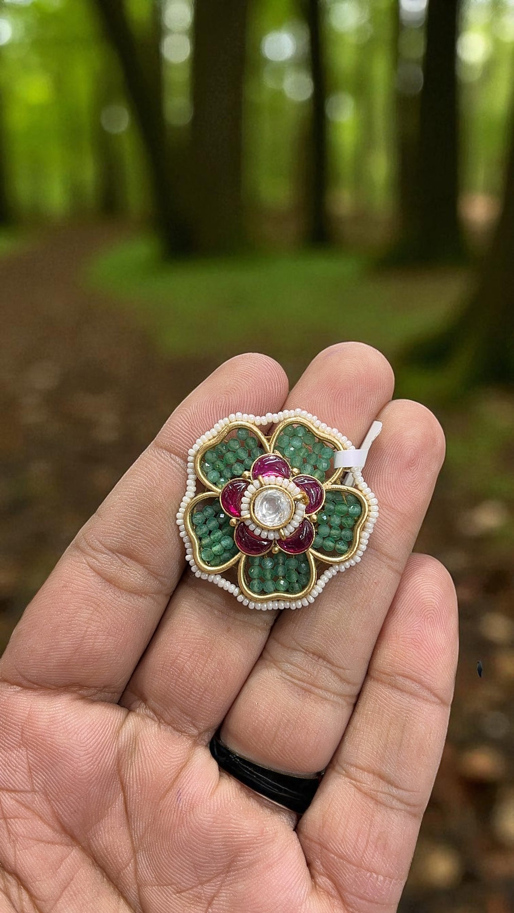 Mahi Antique Designer Ring