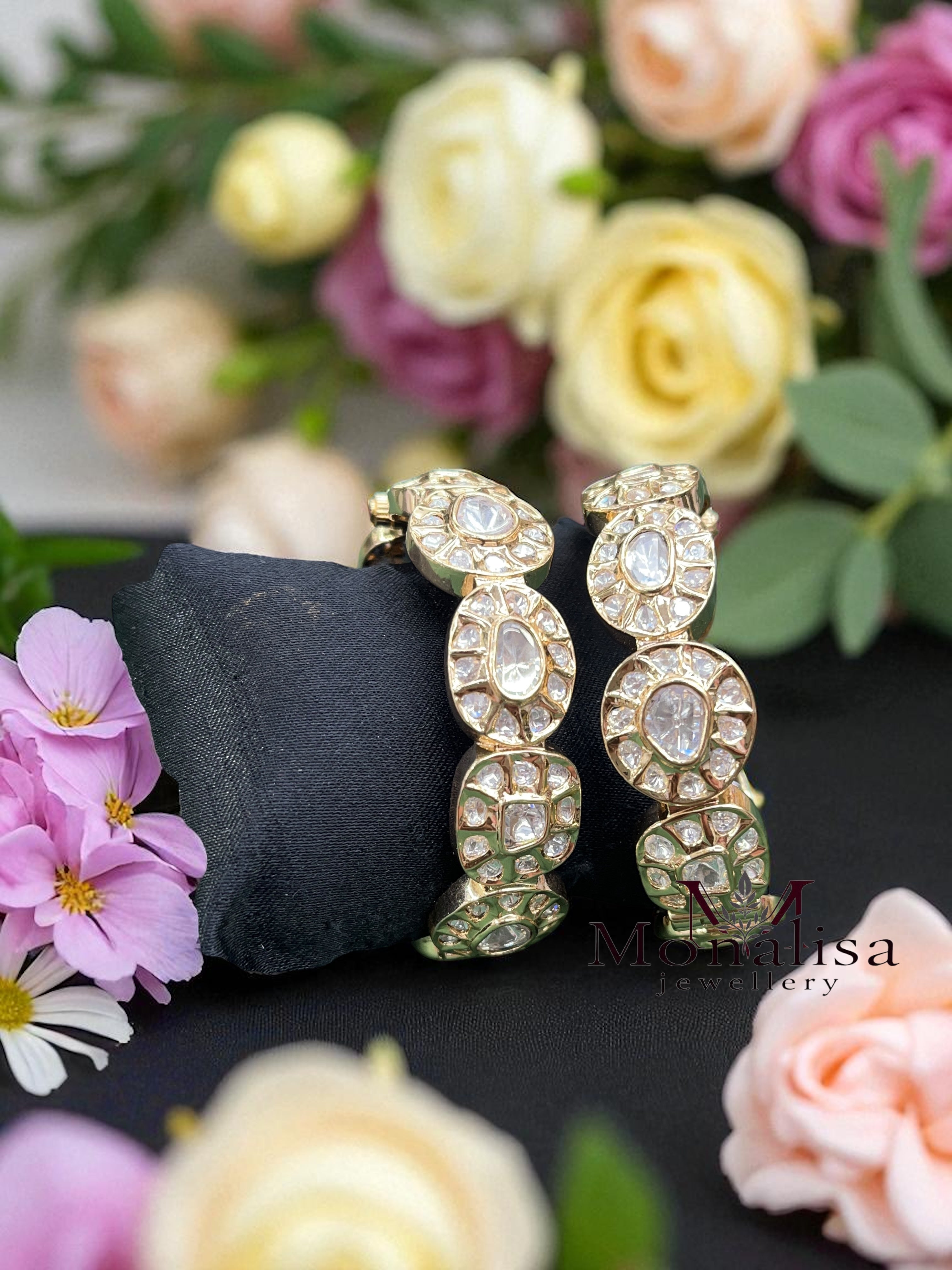 Preeti Polki Designer Bangles