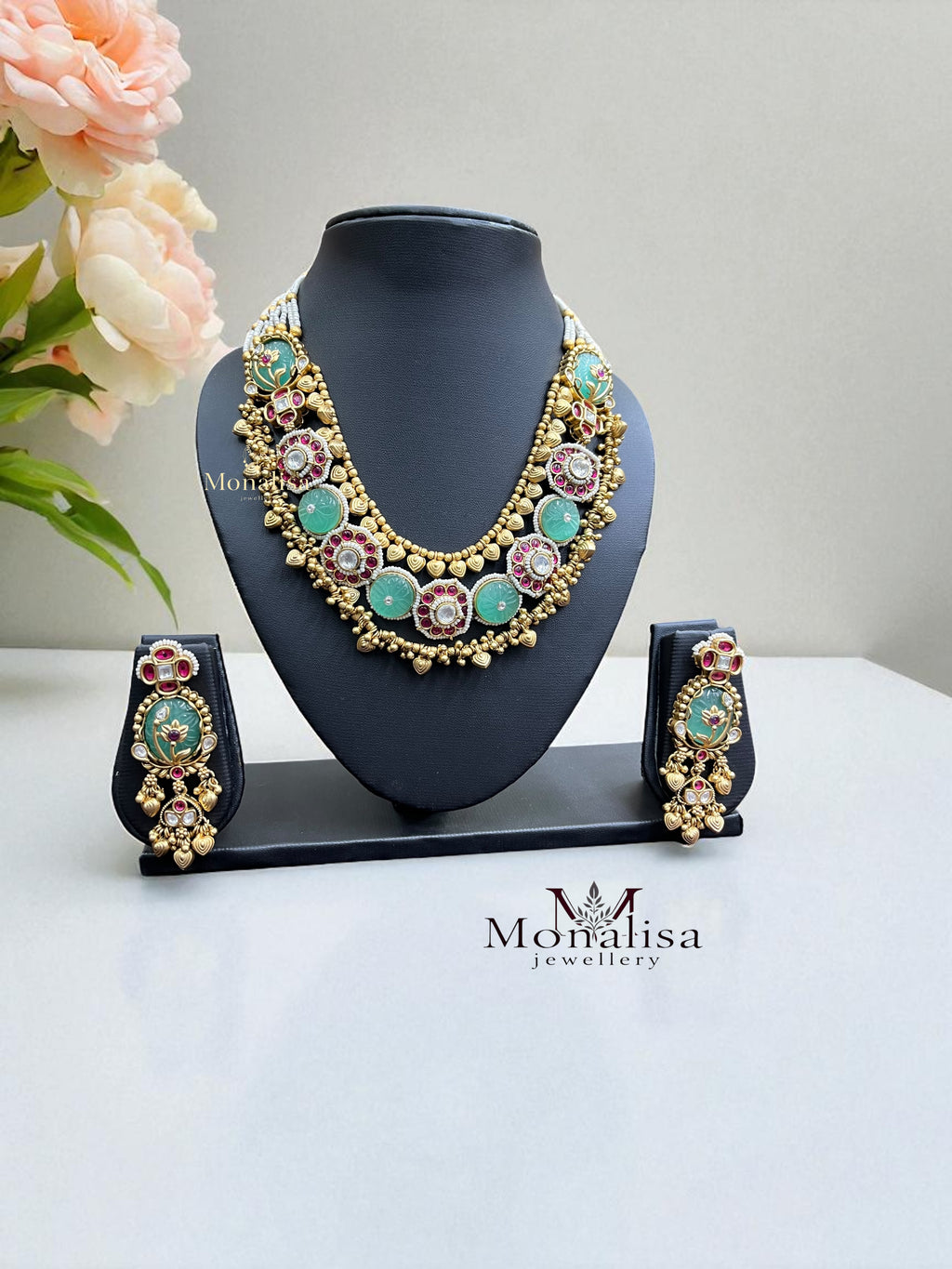 Raagini Antique Designer Necklace Set