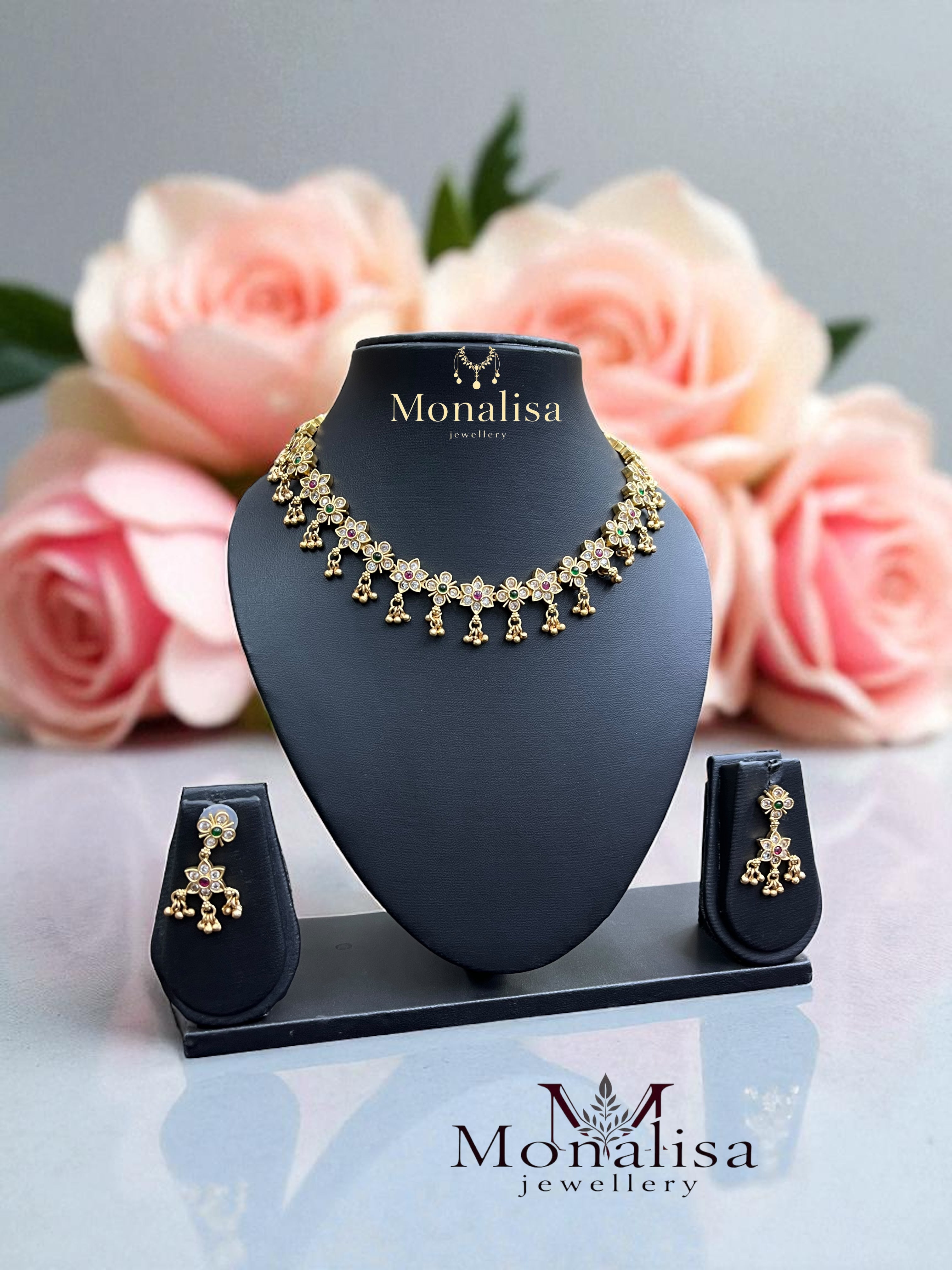 Niverta Antique Designer Necklace Set