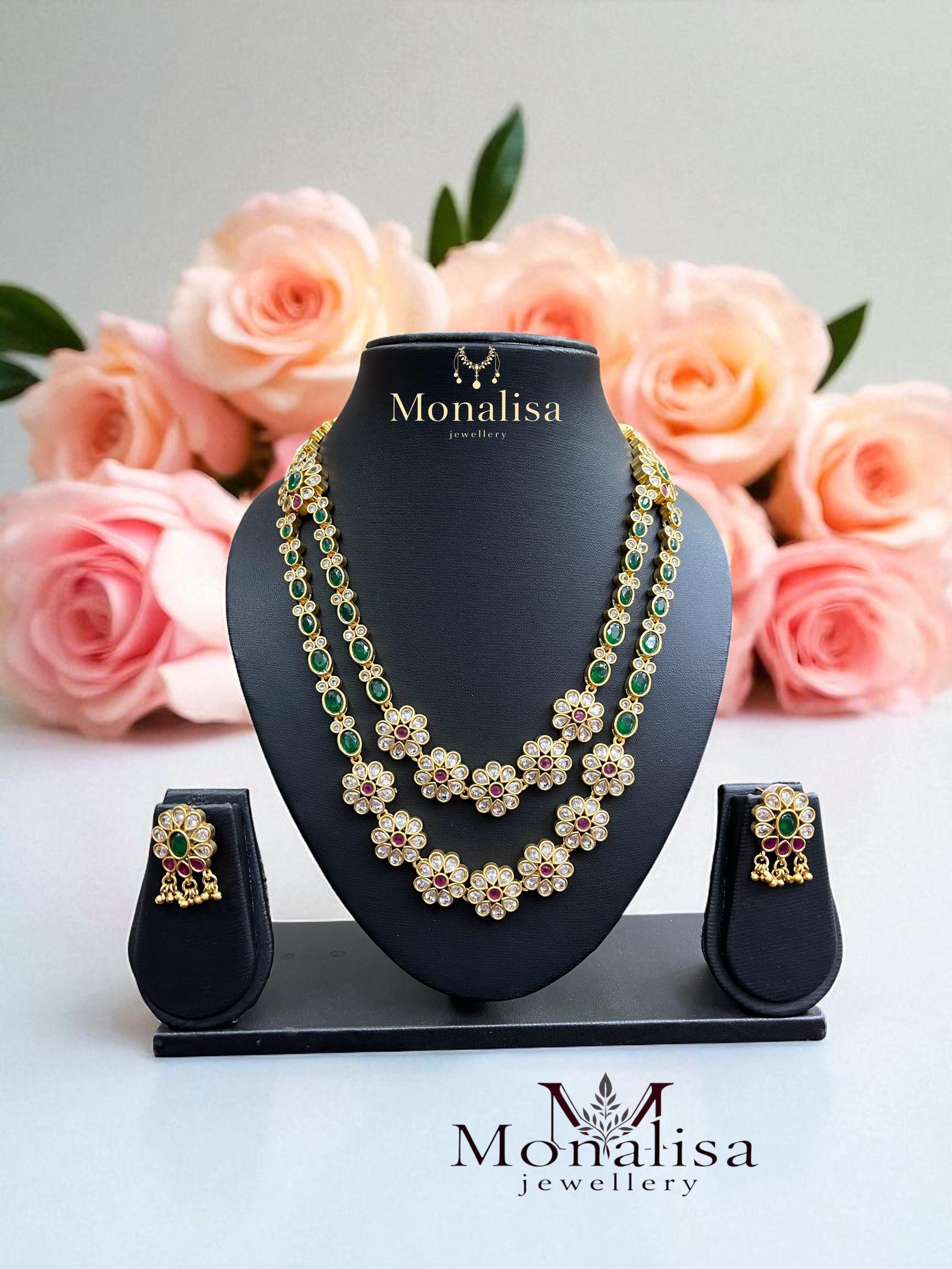 Khusila Antique Designer Necklace Set