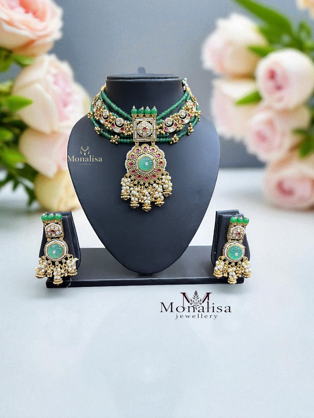 Saroj Antique Designer Necklace Set