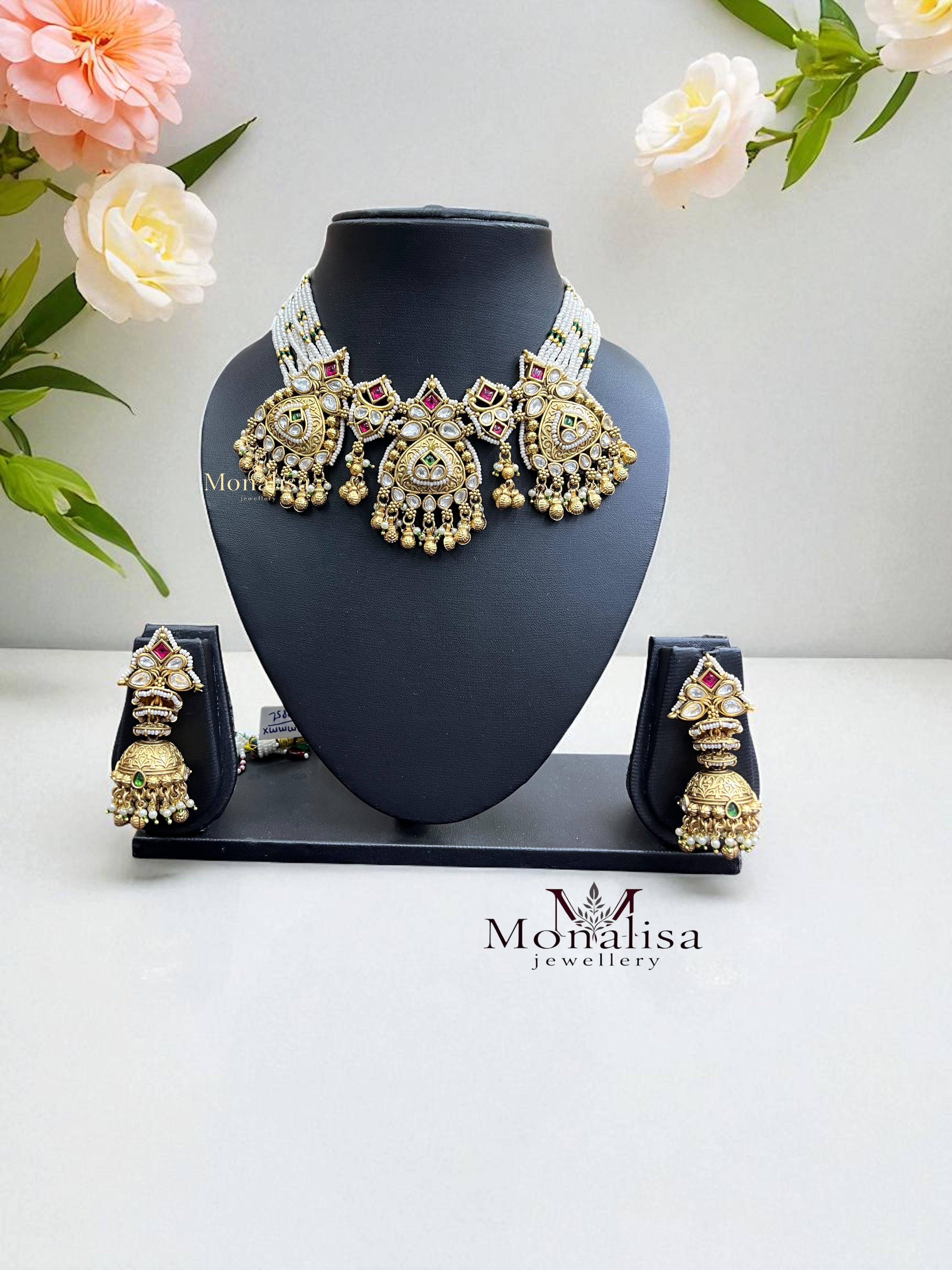 Mira Antique Designer Necklace Set
