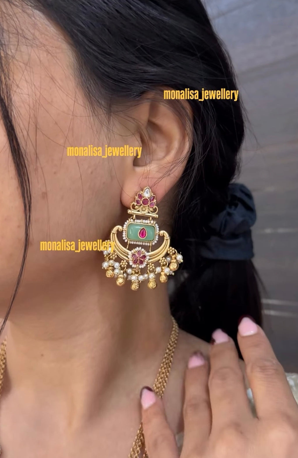 Rajvika Antique Designer Necklace Set