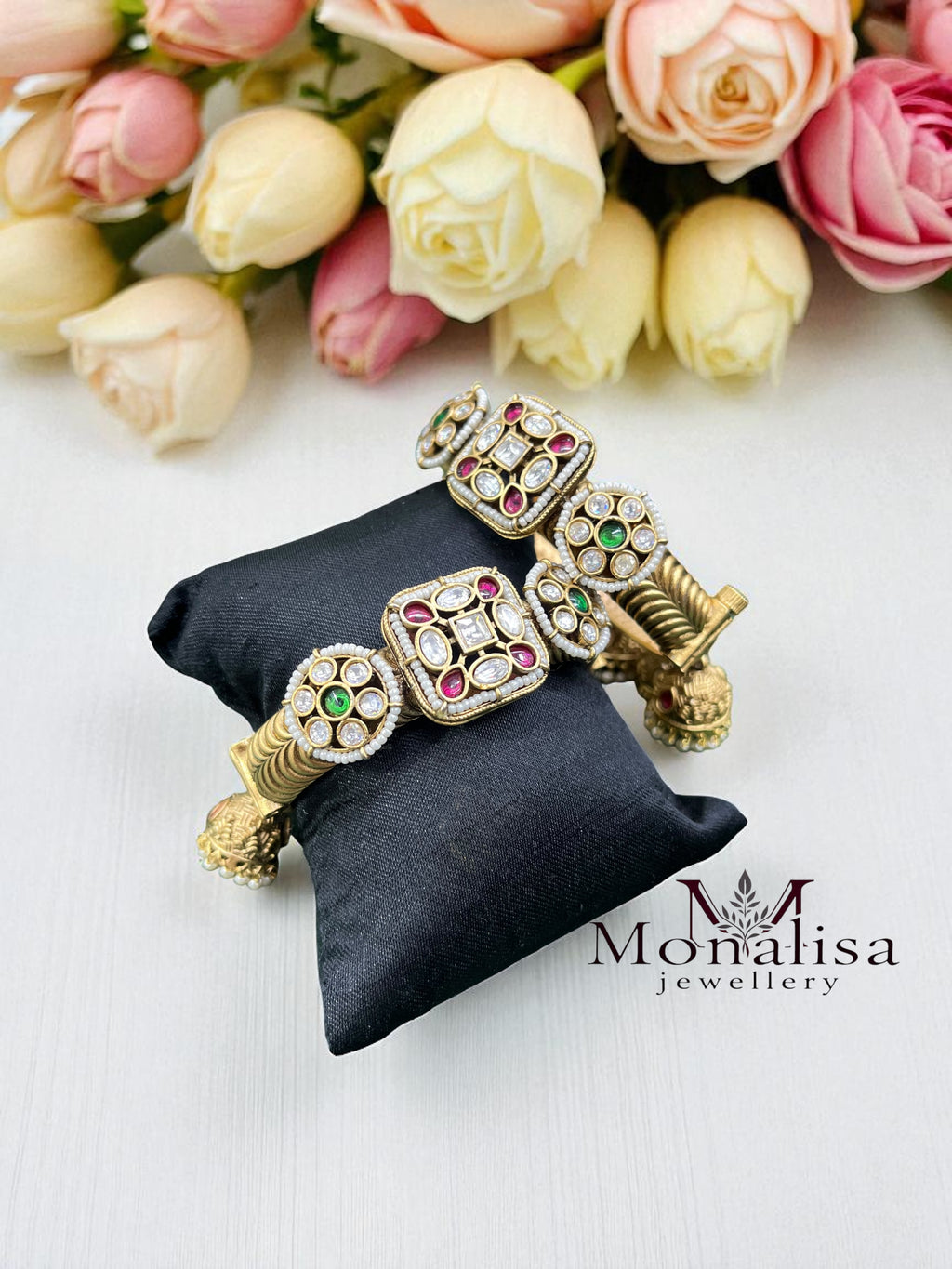 Suchitra Jhumki Antique Designer Bangles