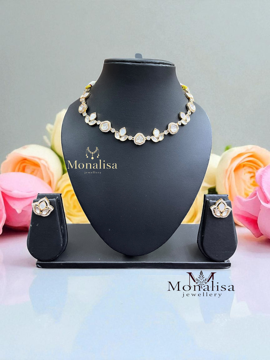 Keyuri Polki Designer Necklace Set