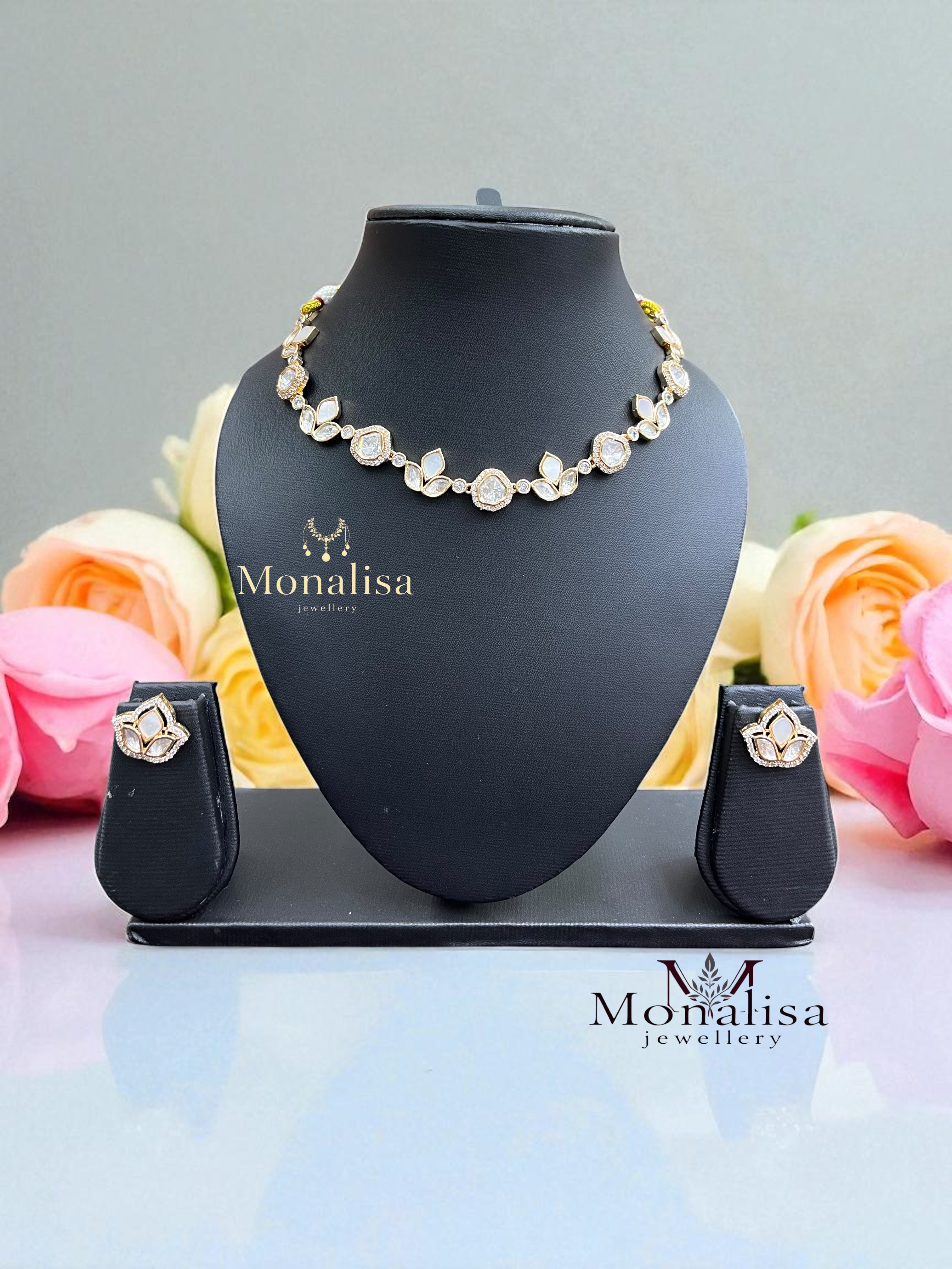 Keyuri Polki Designer Necklace Set
